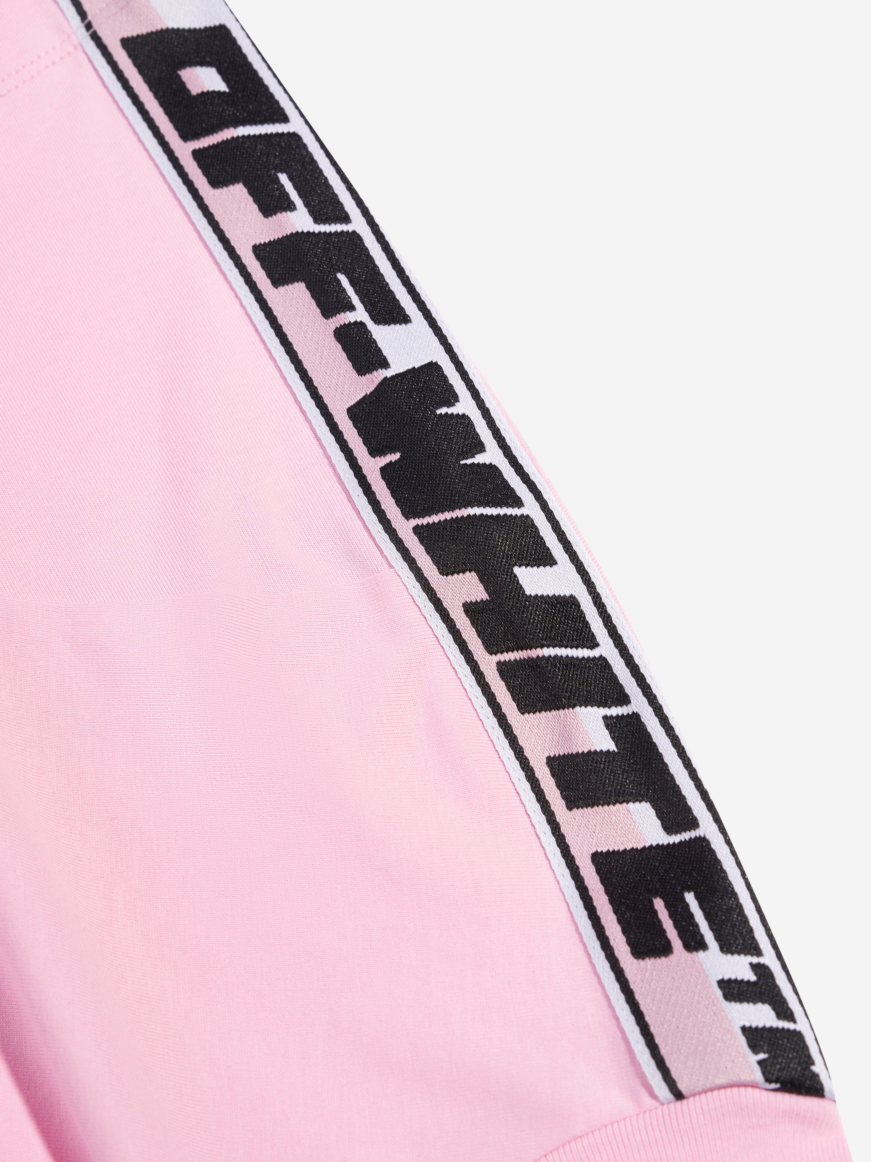 Off-White Girls Logo Band T-Shirt in Pink