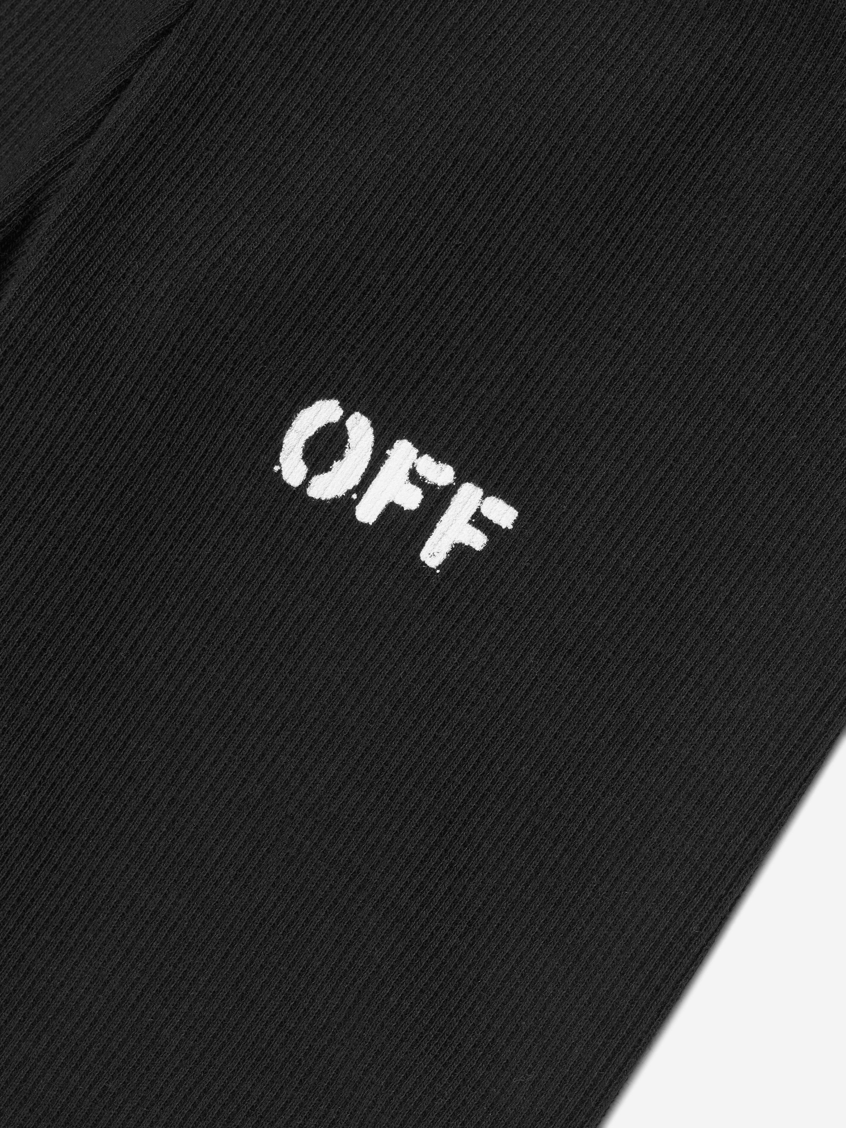 Off-White Girls Off Stamp Shorts in Black