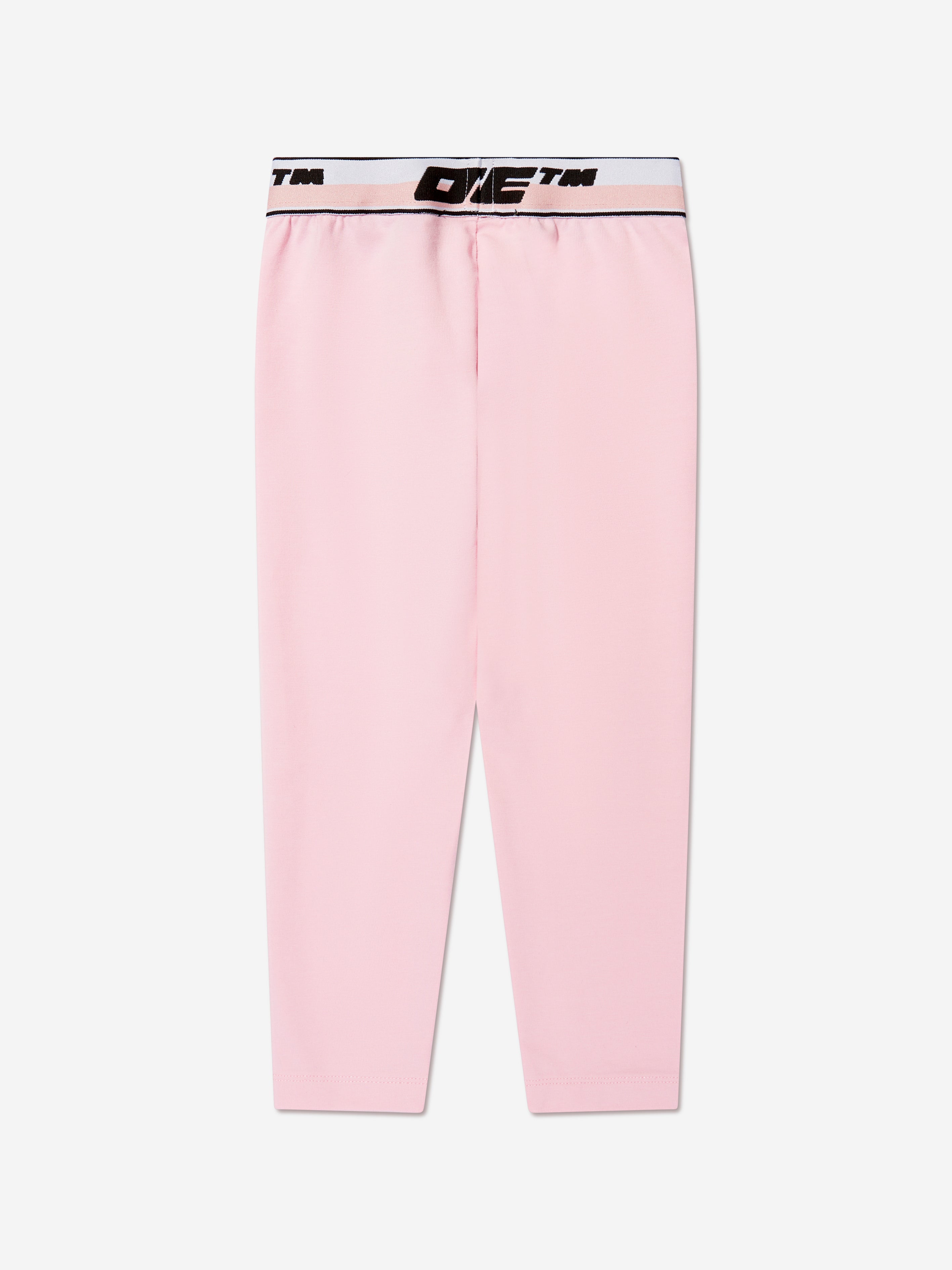 Off-White Girls Logo Band Leggings in Pink