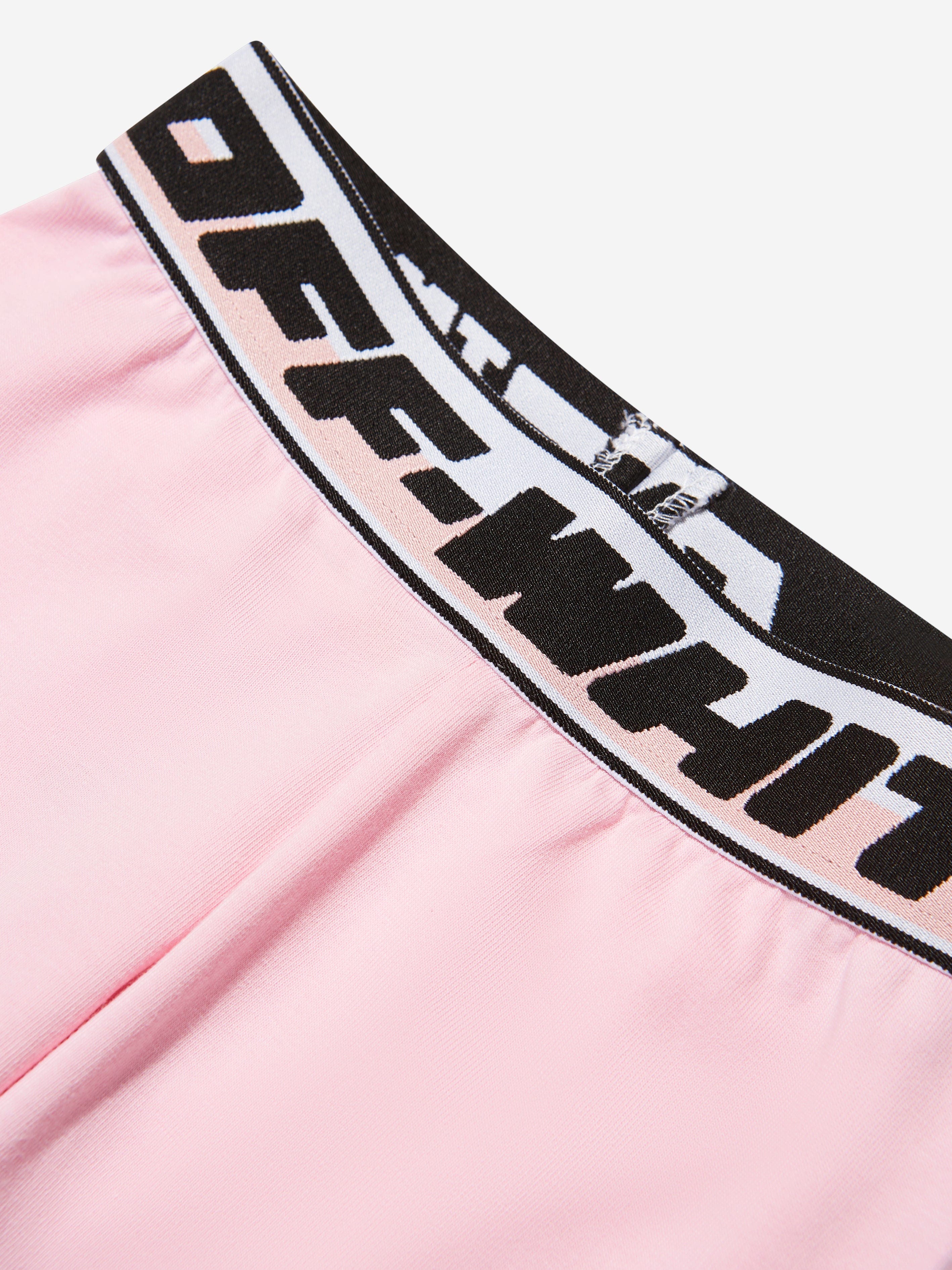 Off-White Girls Logo Band Leggings in Pink