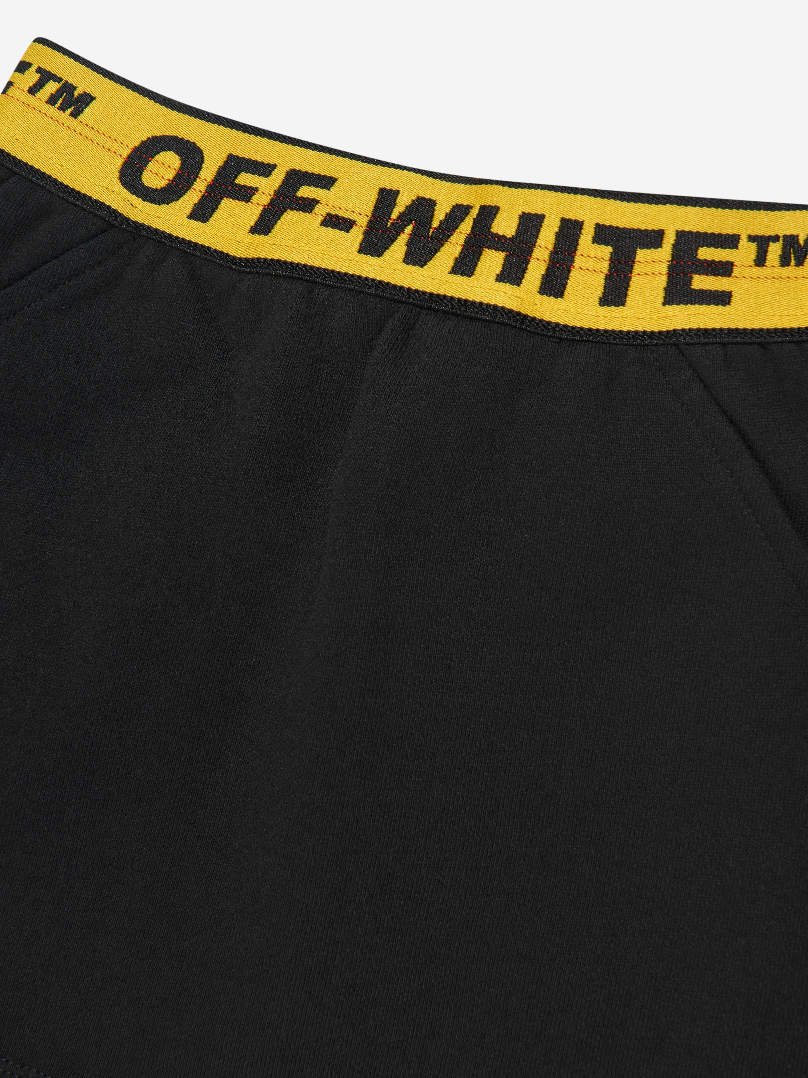 Off-White Girls Logo Industrial Sweat Skirt in Black