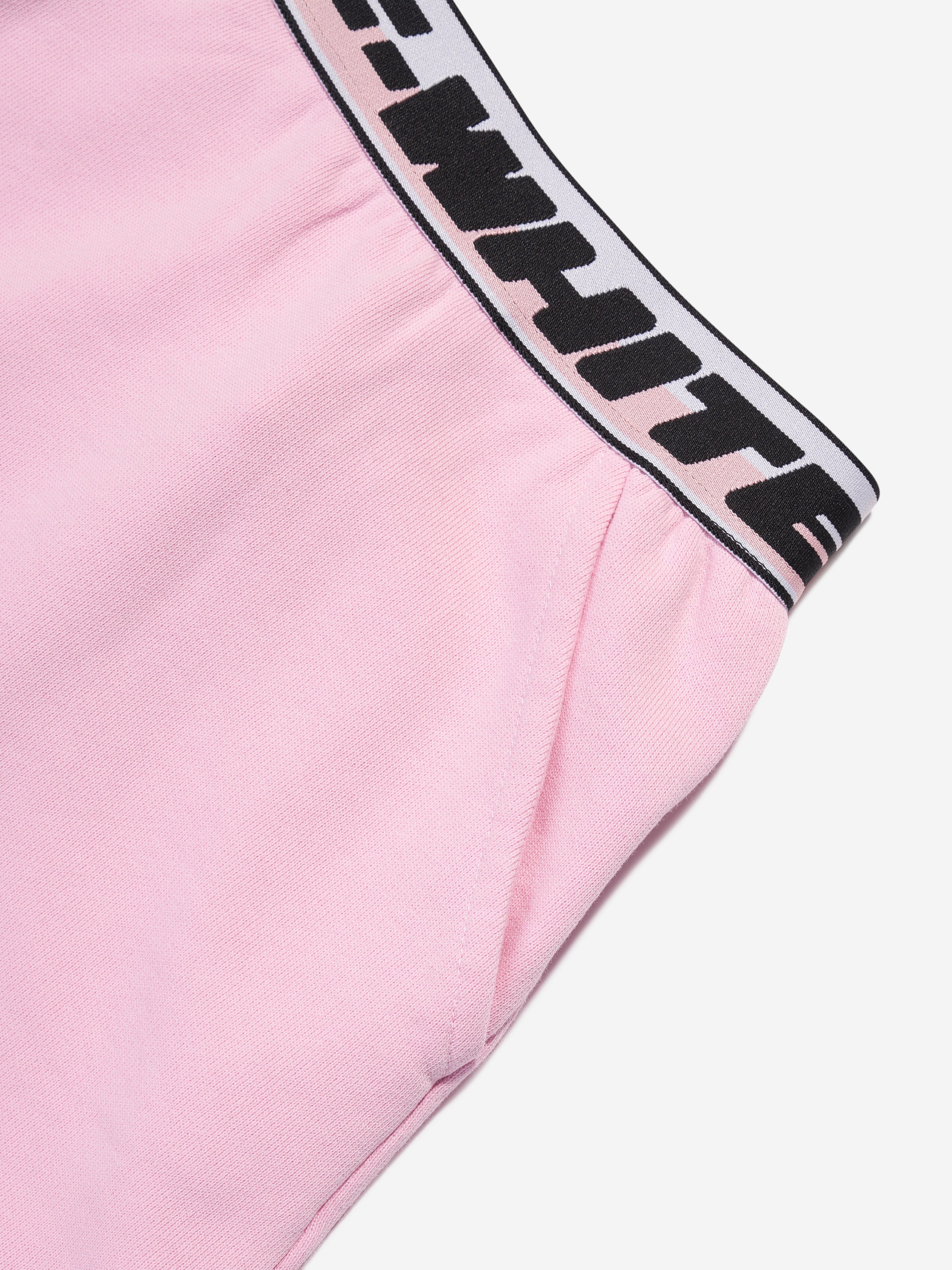 Off-White Girls Logo Industrial Sweat Skirt in Pink