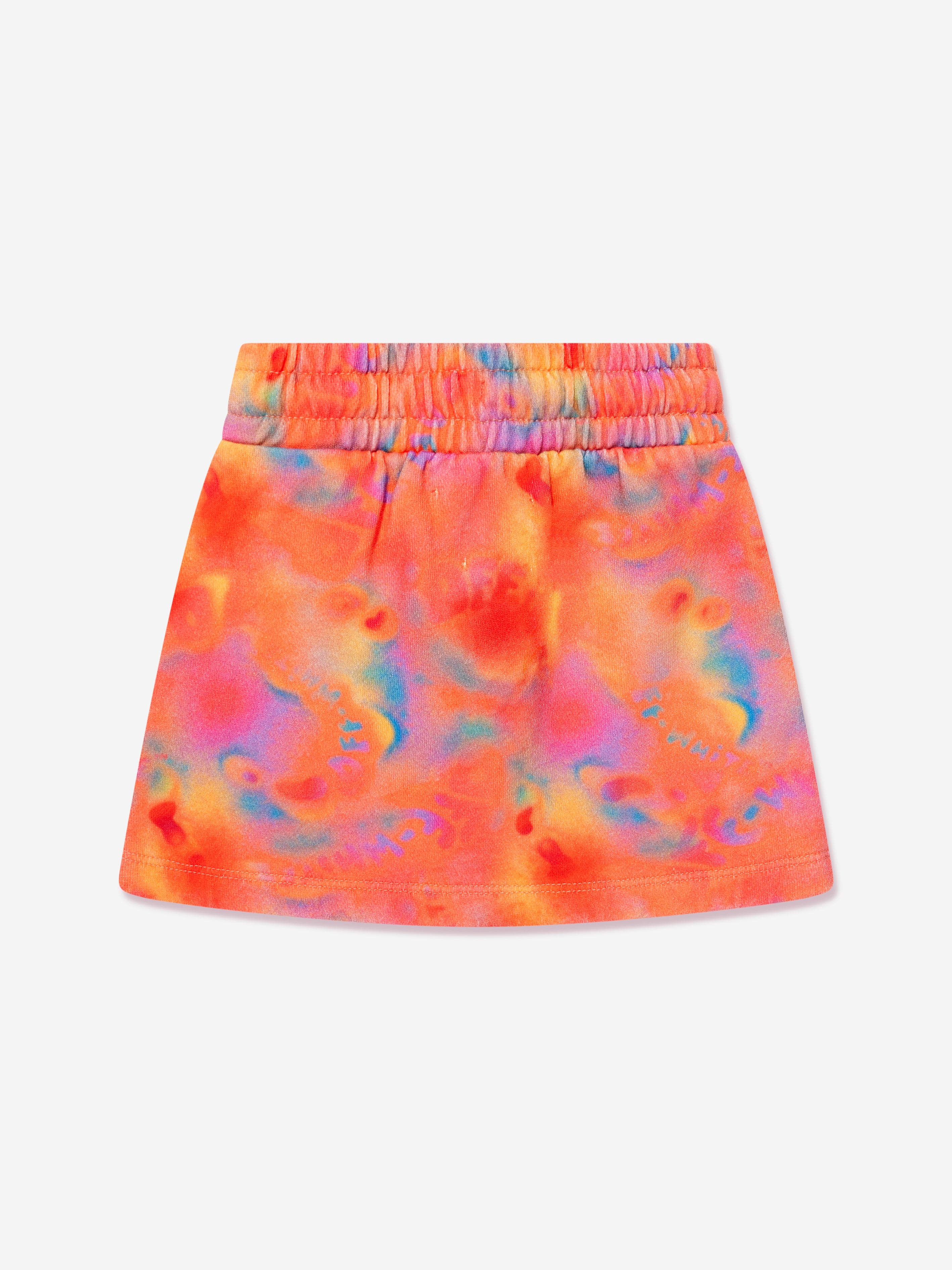 Off-White Girls Abstract AOP Sweat Skirt in Multicolour