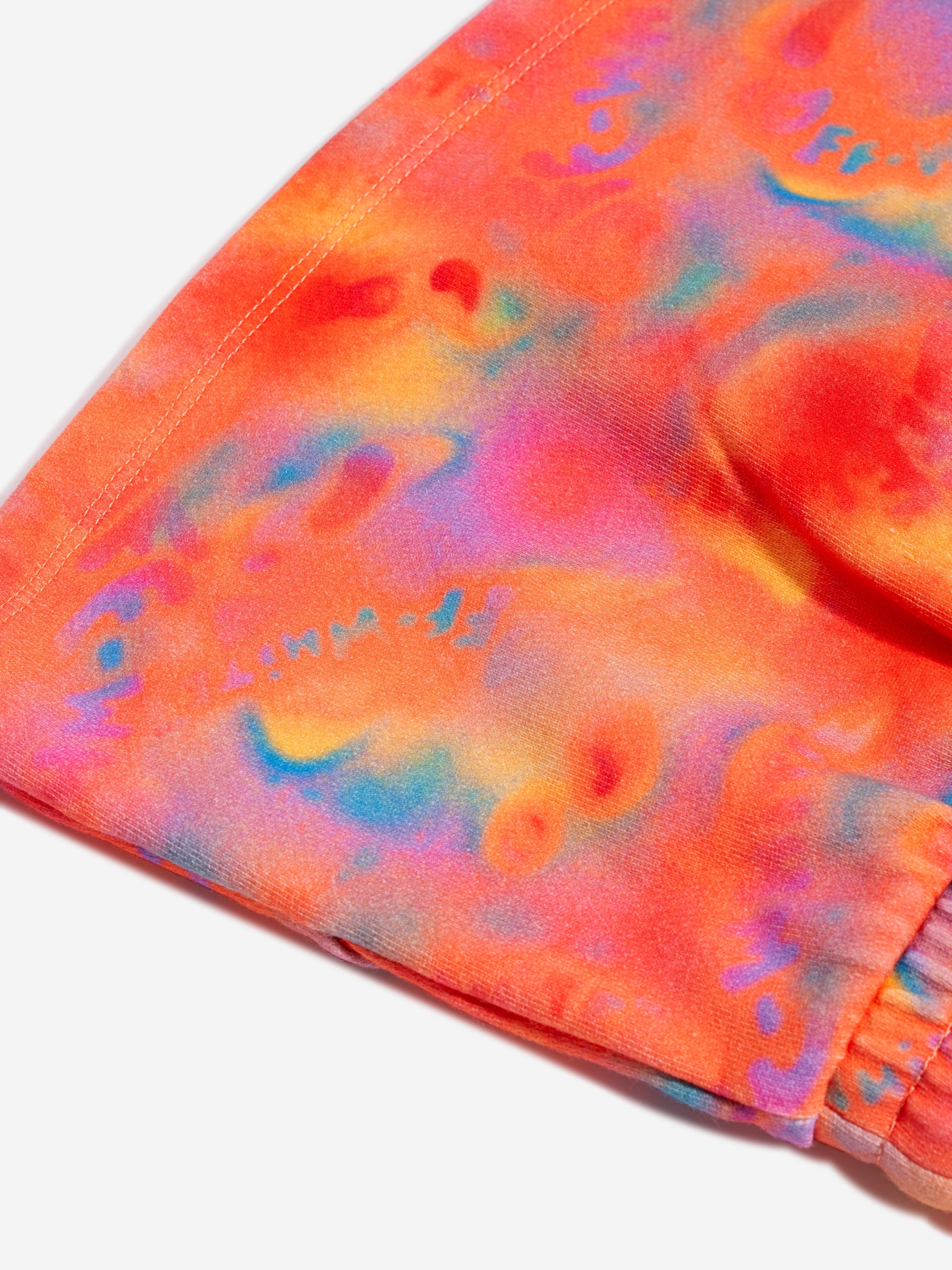 Off-White Girls Abstract AOP Sweat Skirt in Multicolour