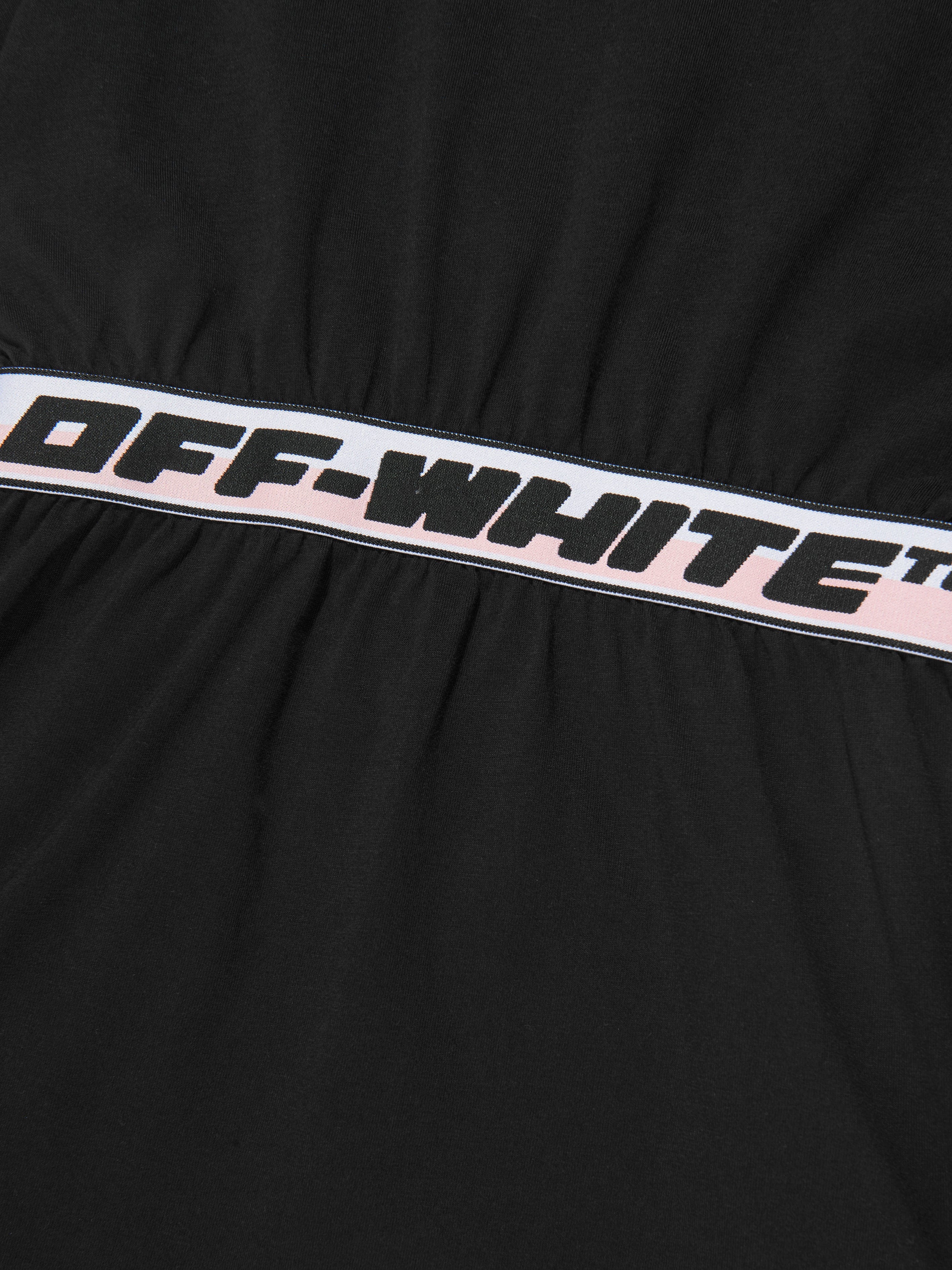 Off-White Girls Logo Band Dress in Black