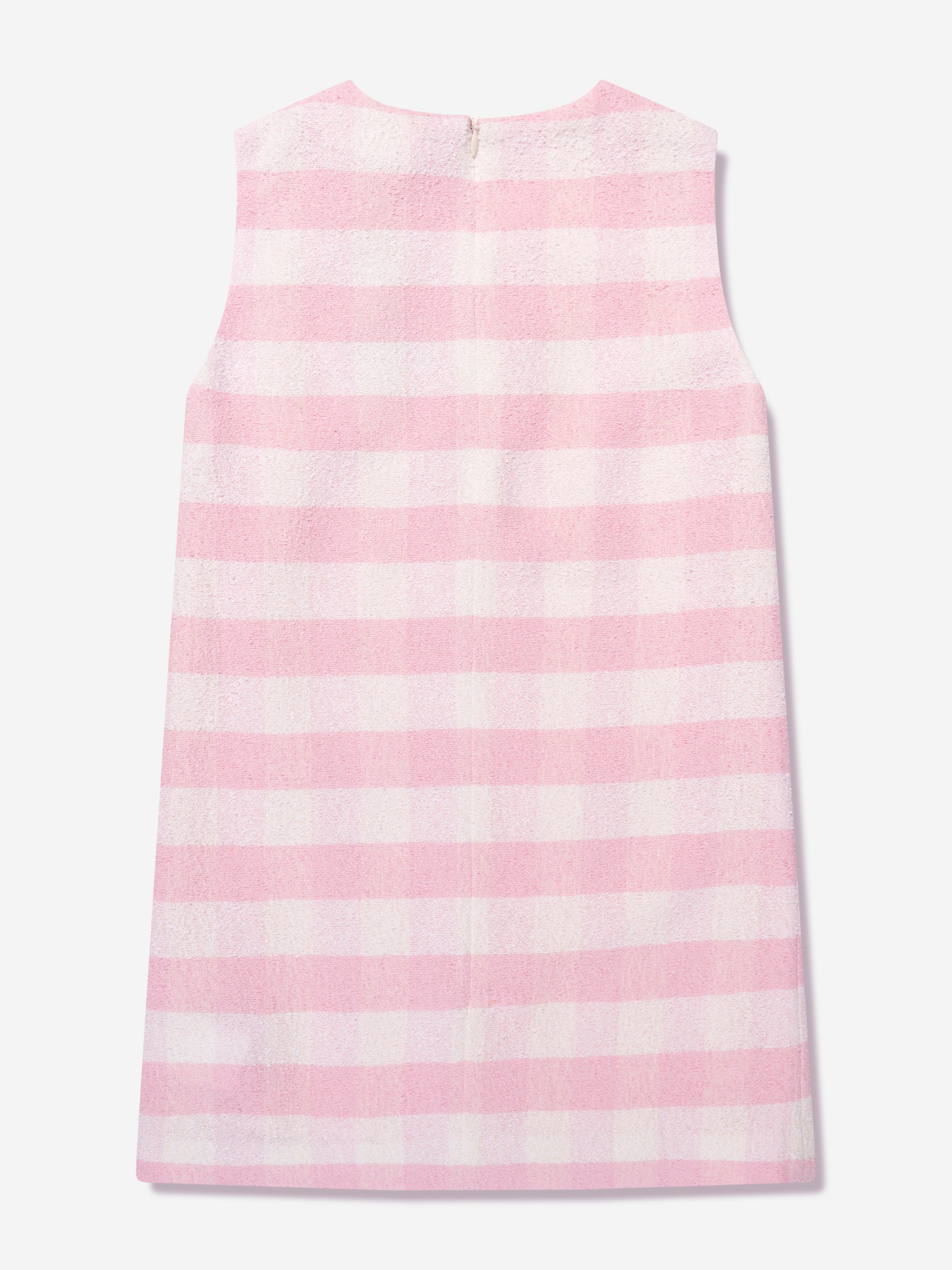 Off-White Girls Off Graffiti Sleeveless Dress in Pink