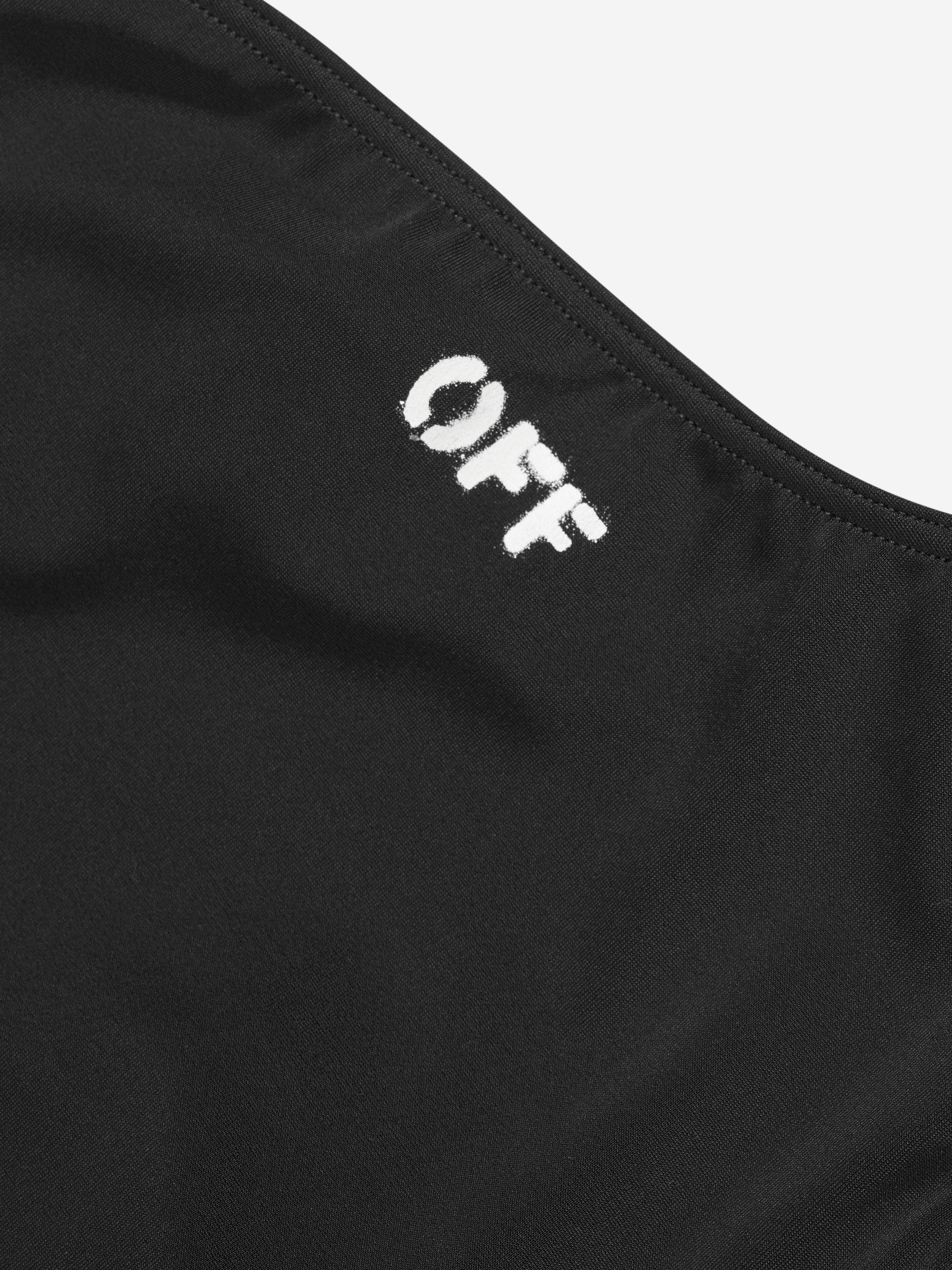 Off-White Girls Off Stamp Swimsuit in Black