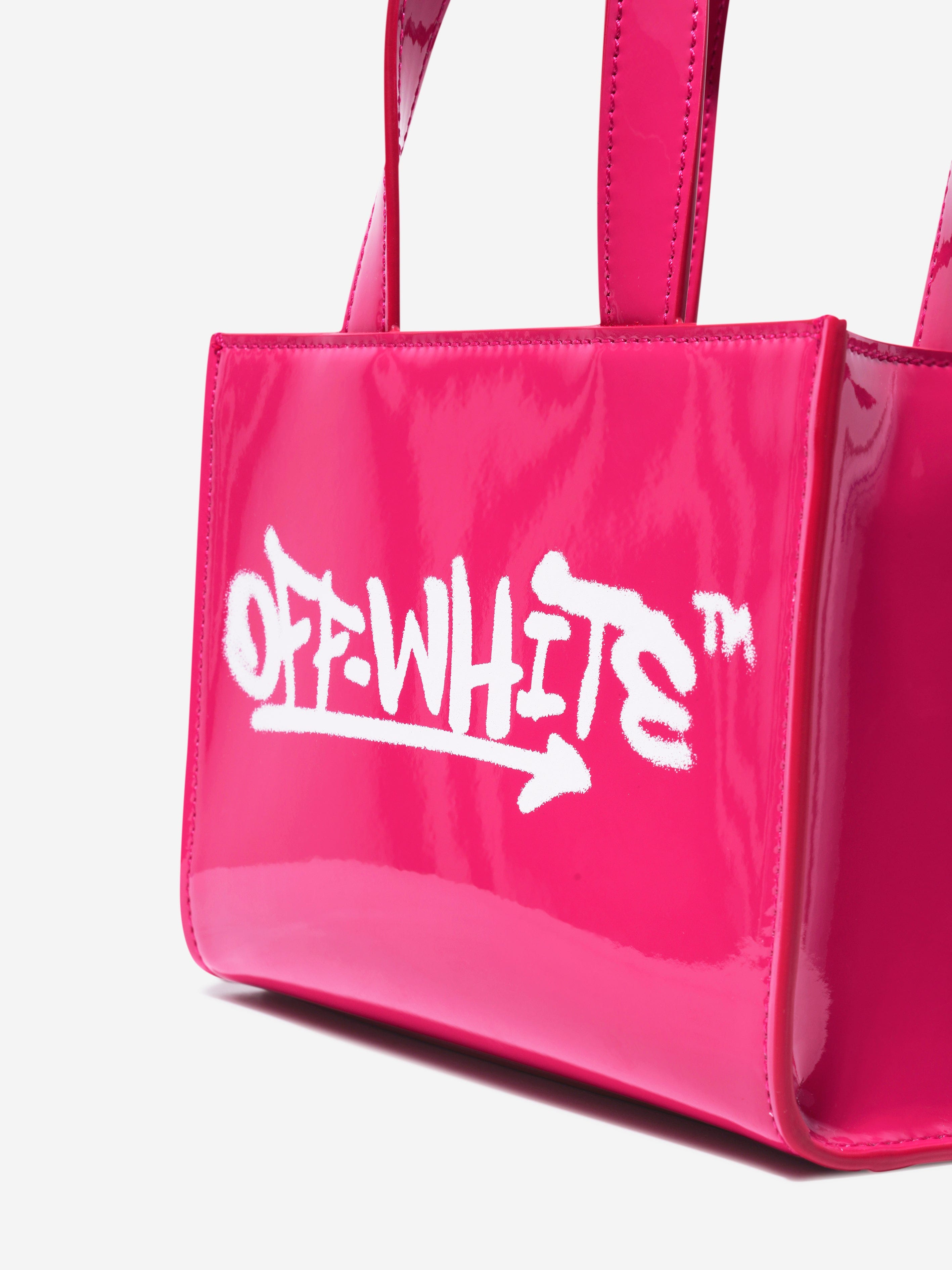 Off-White Girls Off Graffiti Mini Bag in Pink