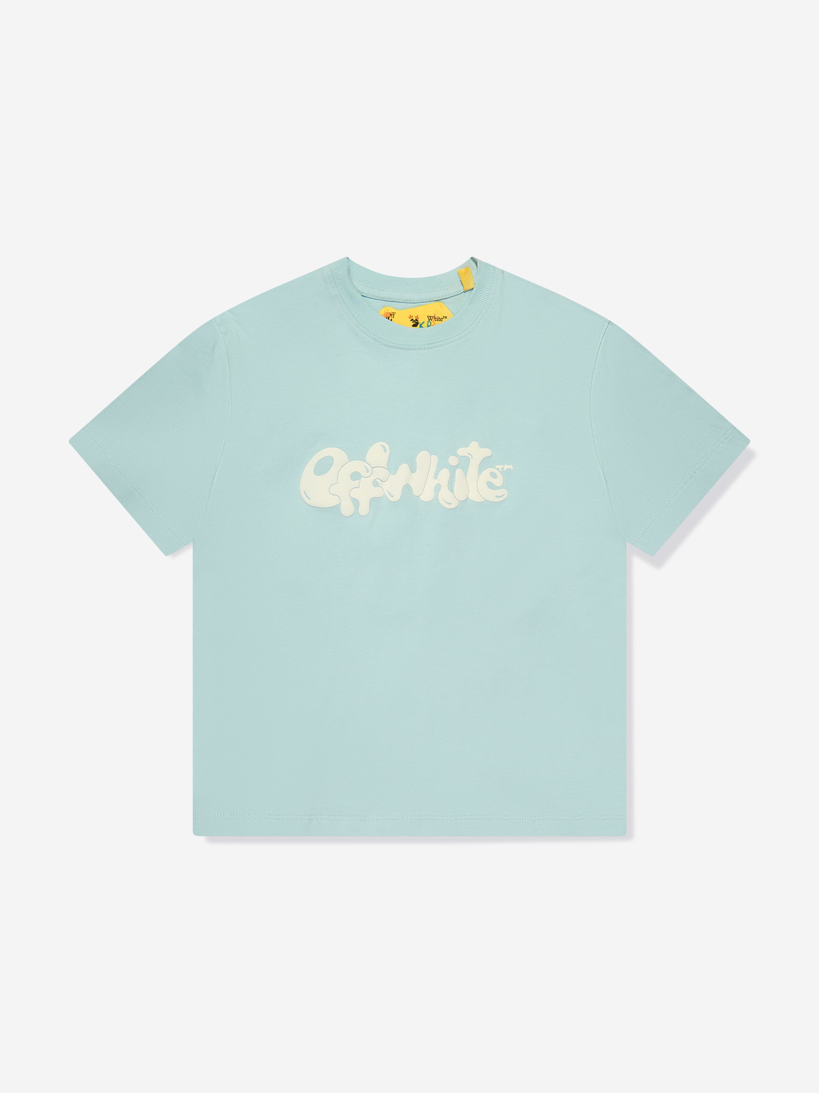 Off-White Boys Arrow Fluid T-Shirt in Blue