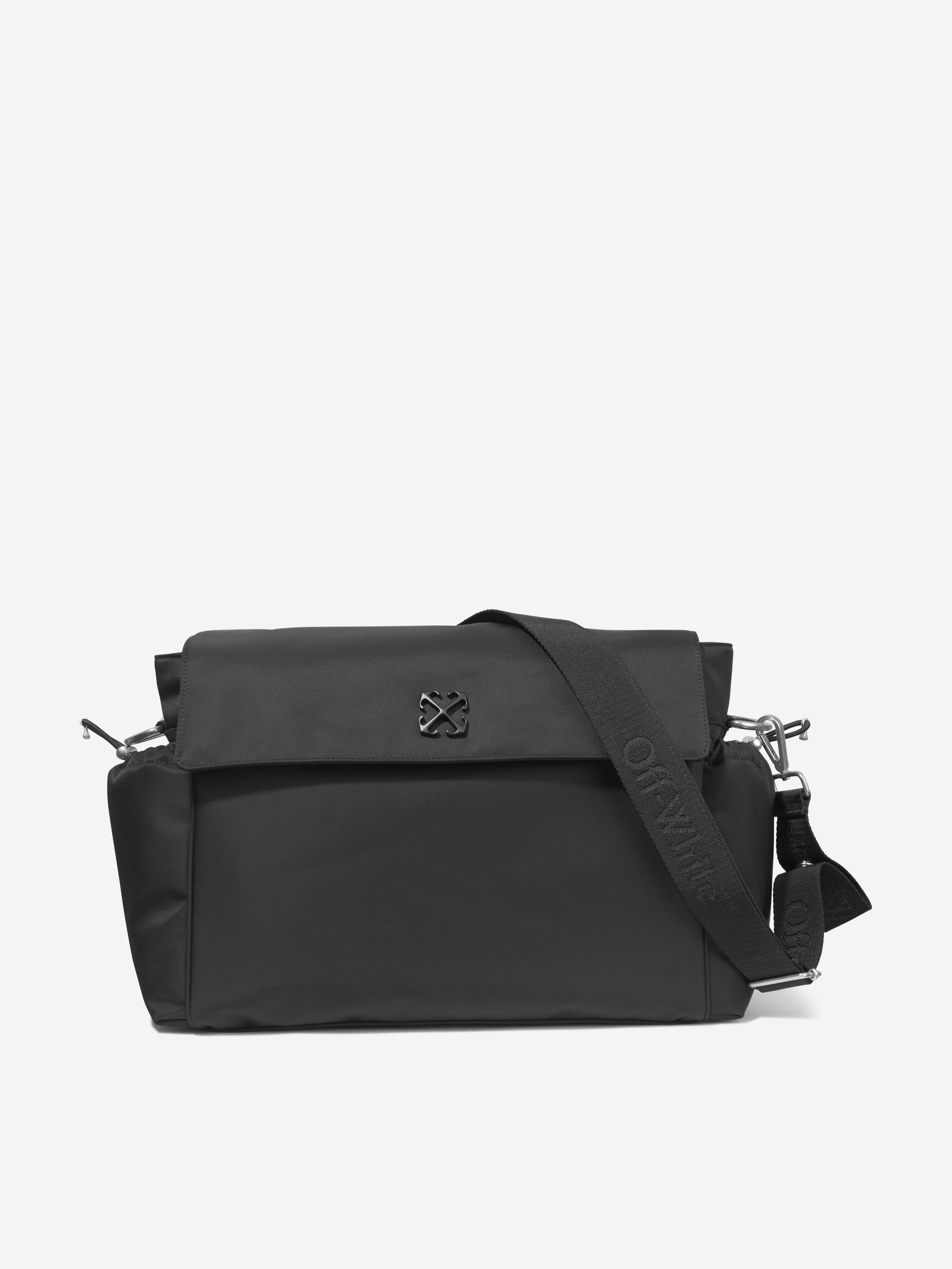 Off-White Baby Arrow Soft Jitney Changing Bag in Black (42cm)