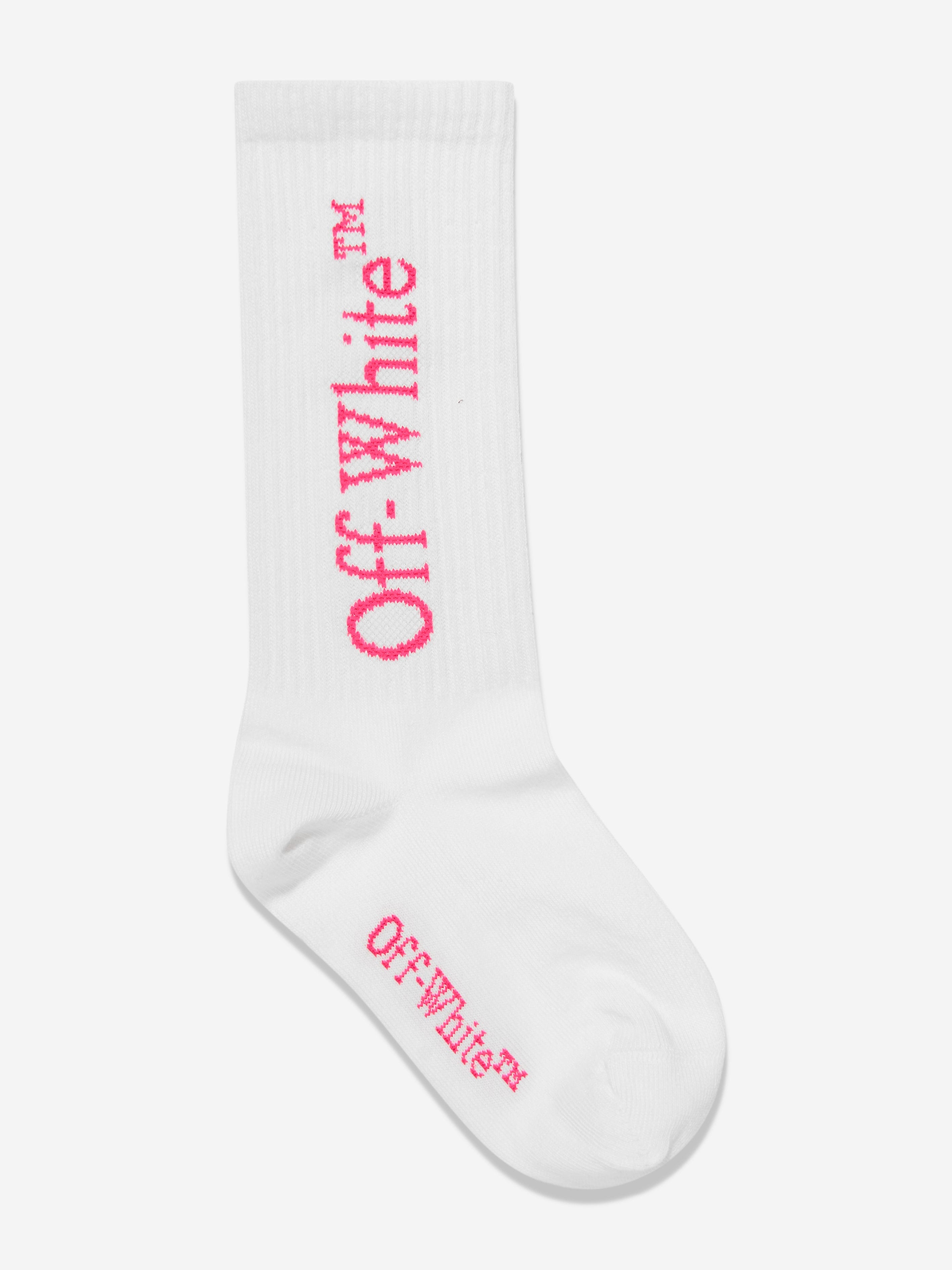 Off-White Girls Bookish Socks White