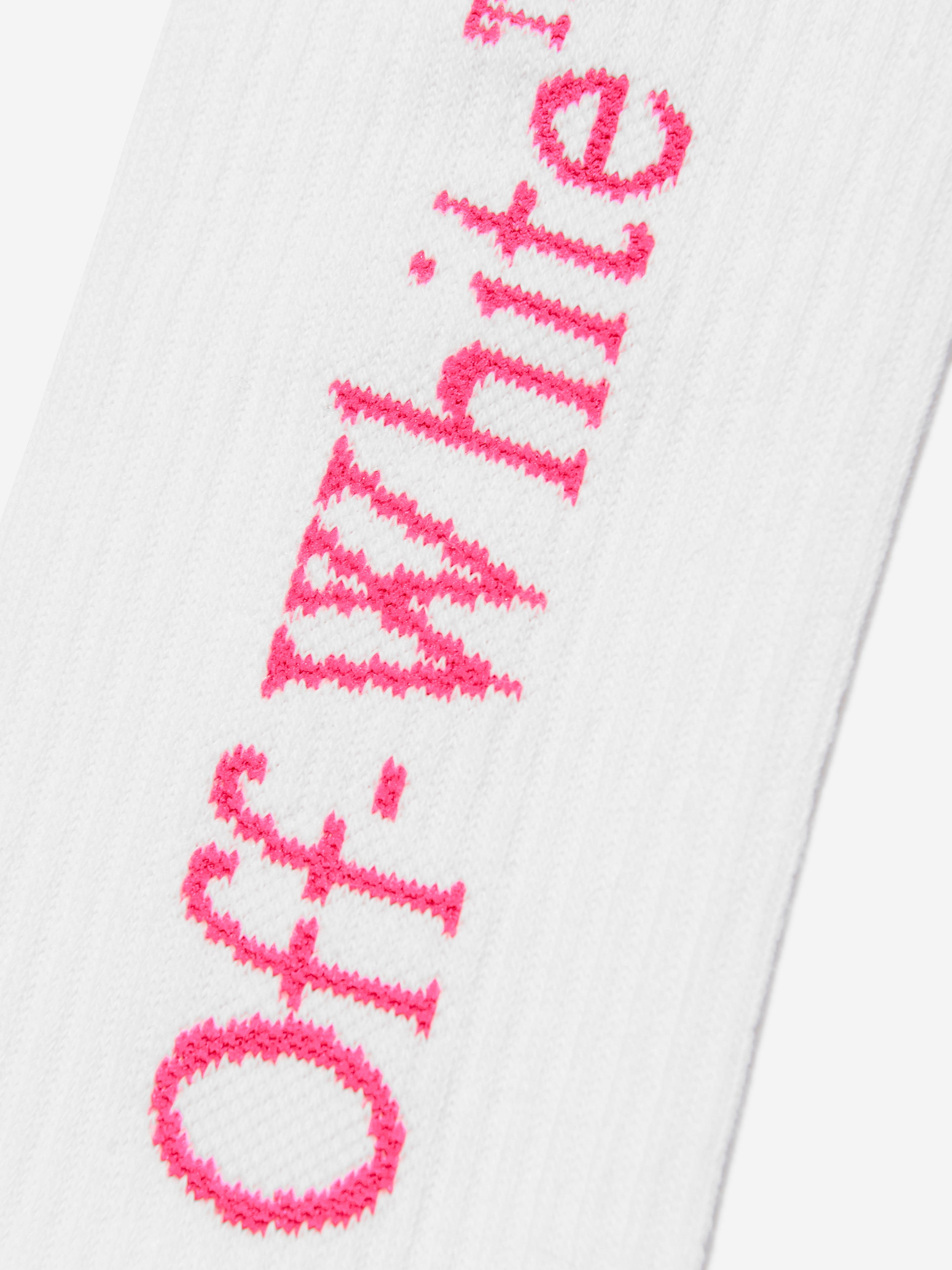 Off-White Girls Bookish Socks White