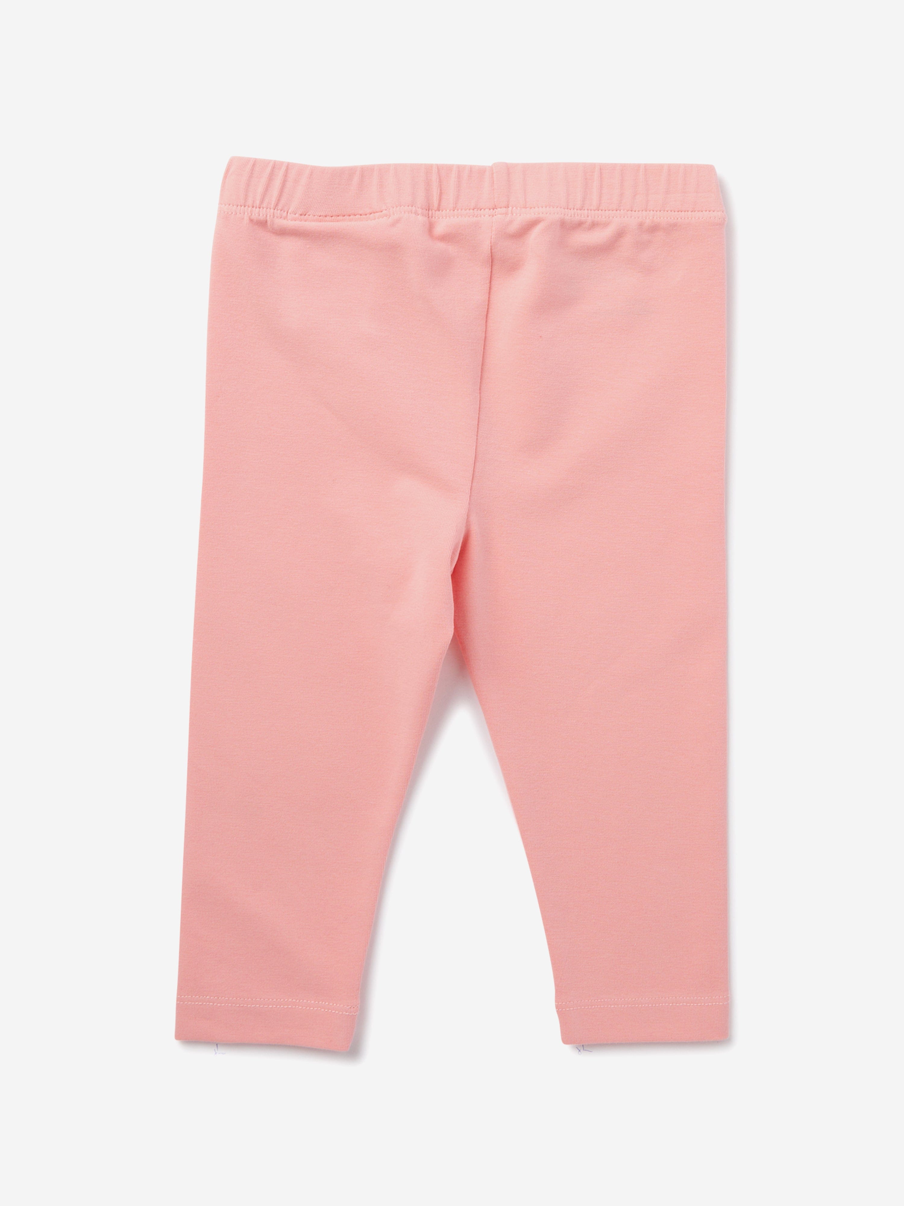 Off-White Baby Girls Off Stamp Clear Leggings in Pink
