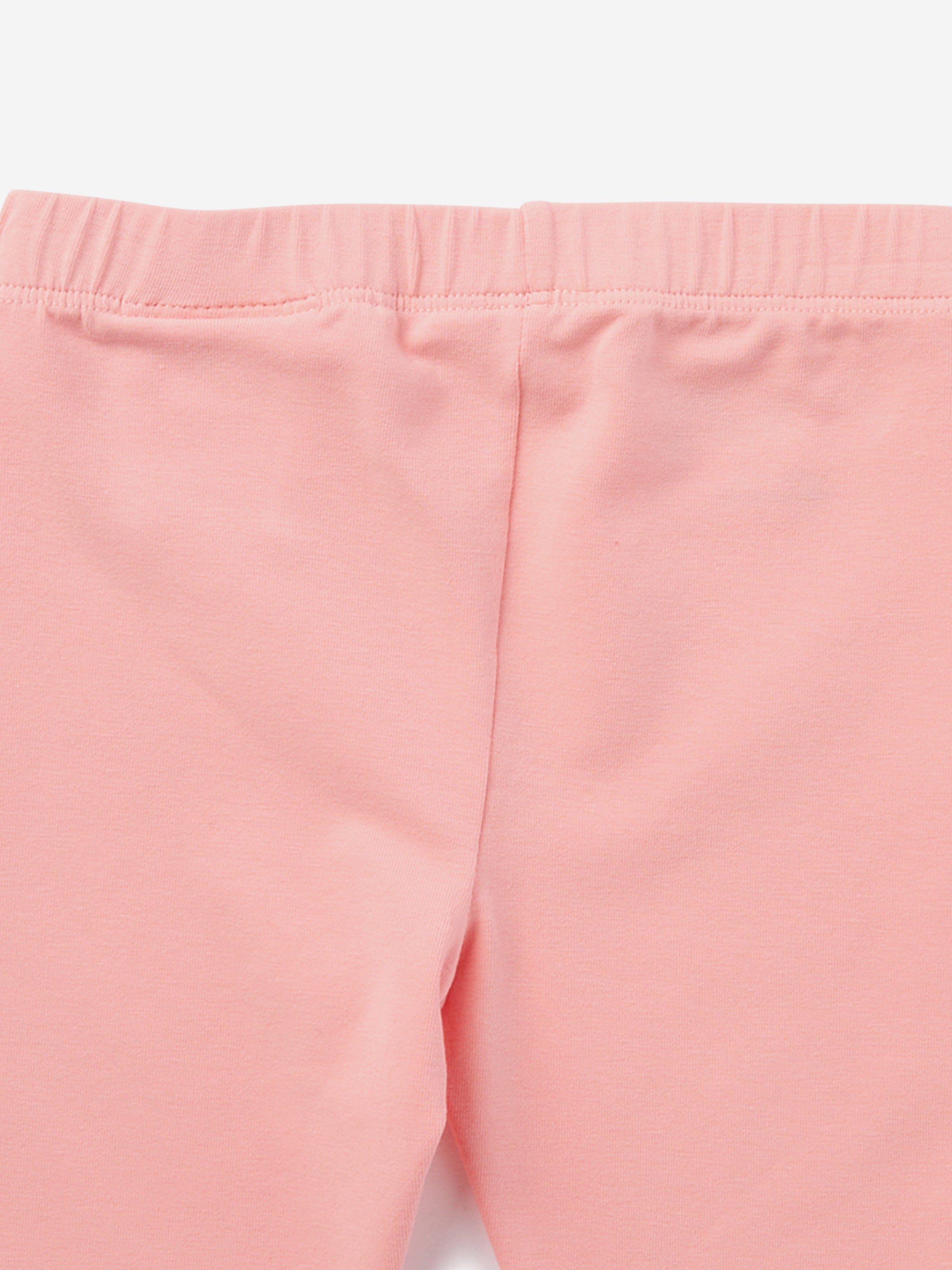 Off-White Baby Girls Off Stamp Clear Leggings in Pink