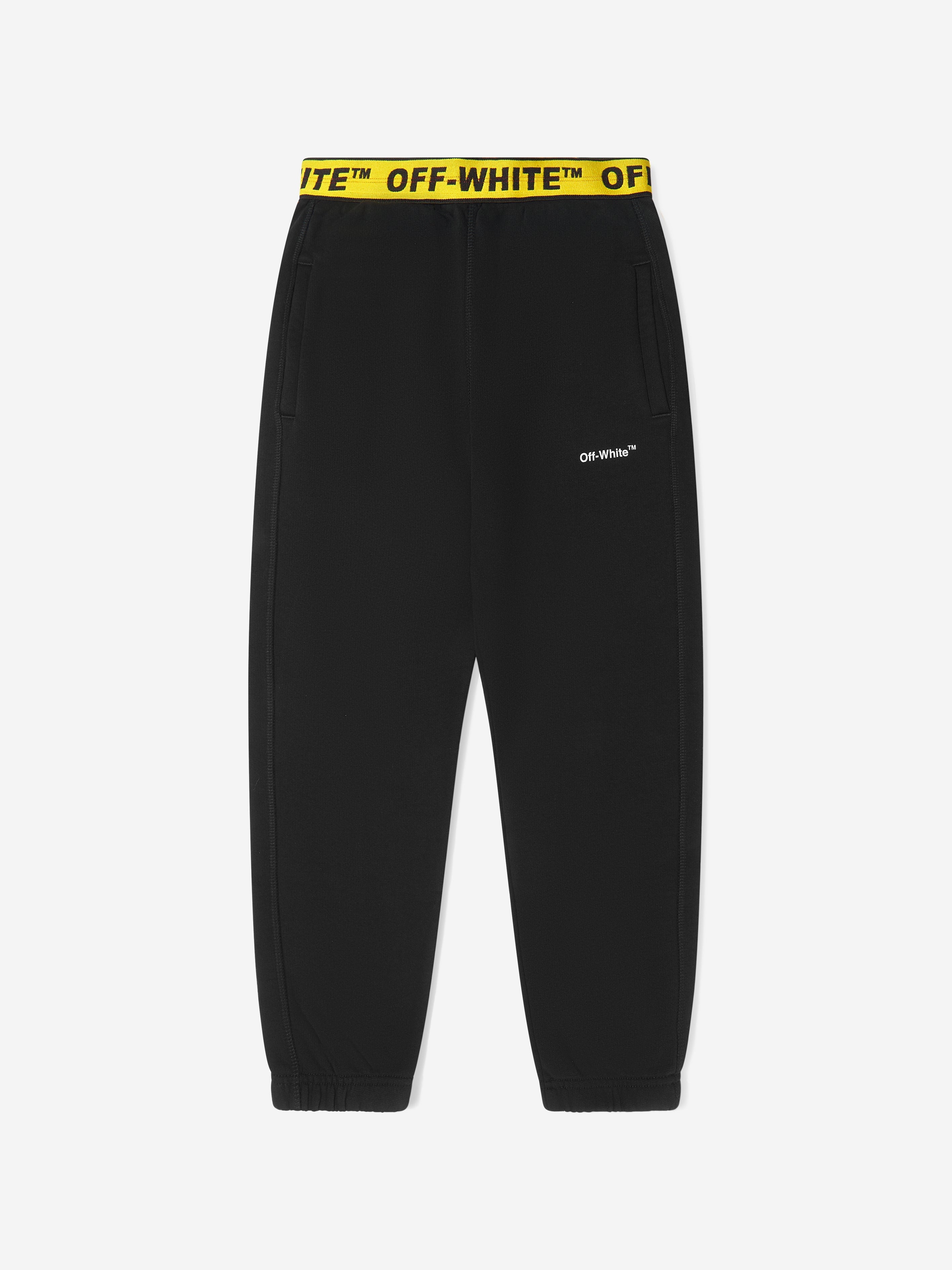 Off-White Boys Logo Industrial Joggers in Black