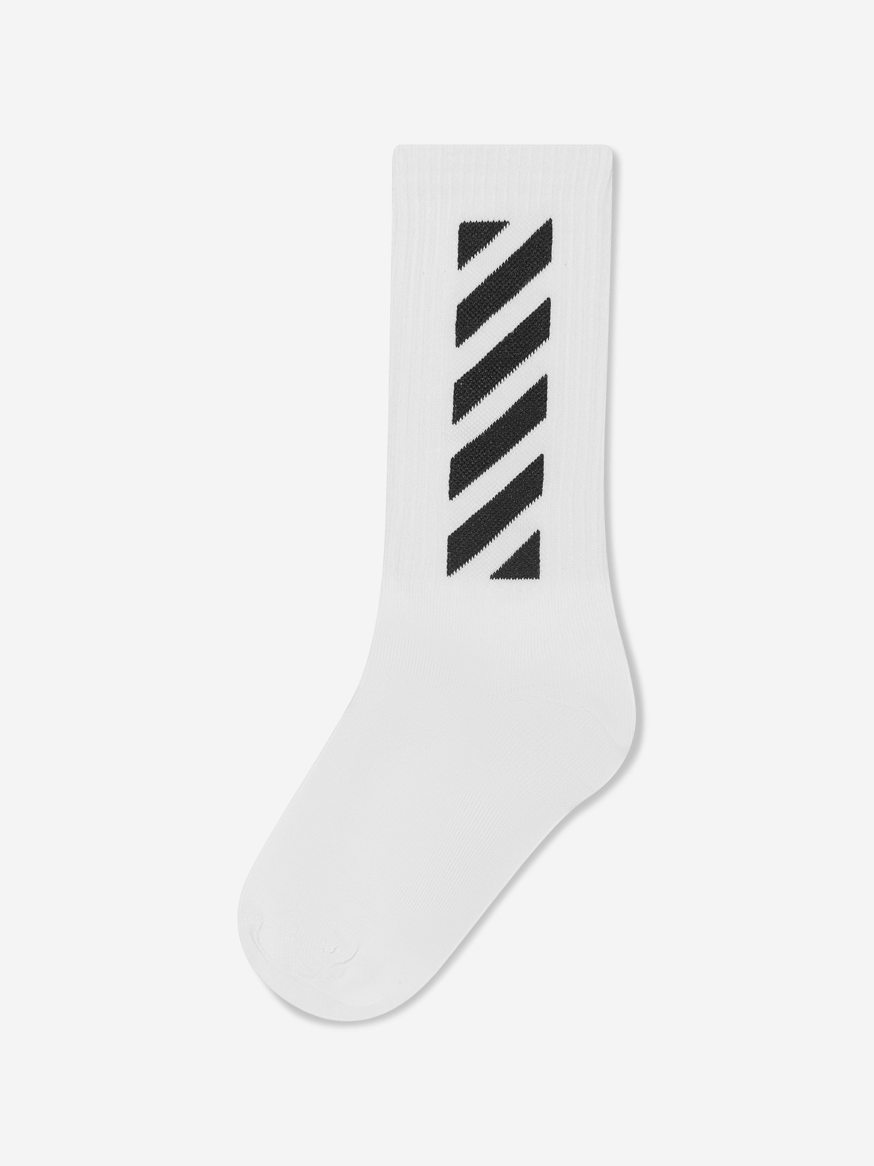 Off-White Boys Diagonal Logo Socks