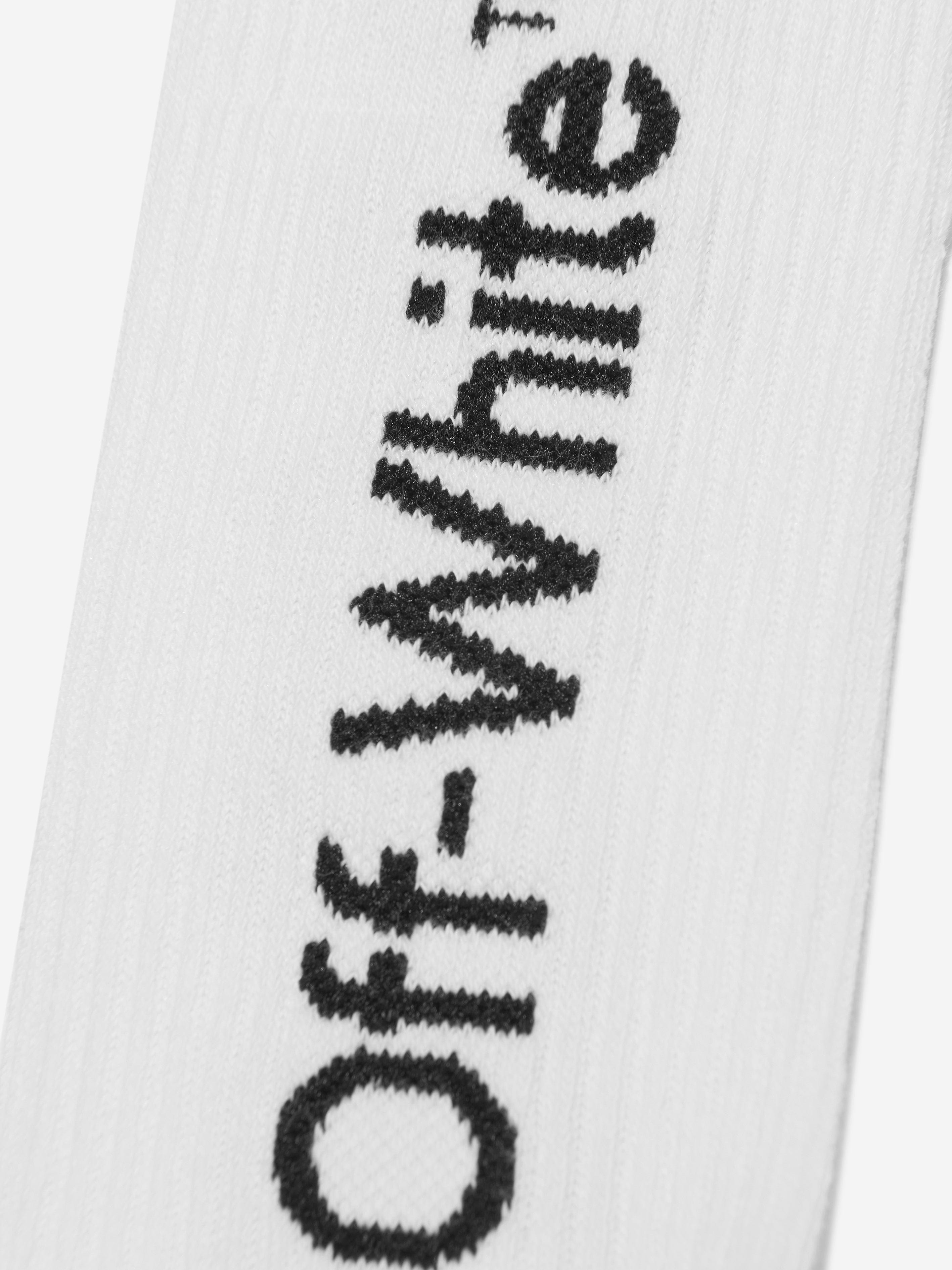 Off-White Boys Diagonal Logo Socks