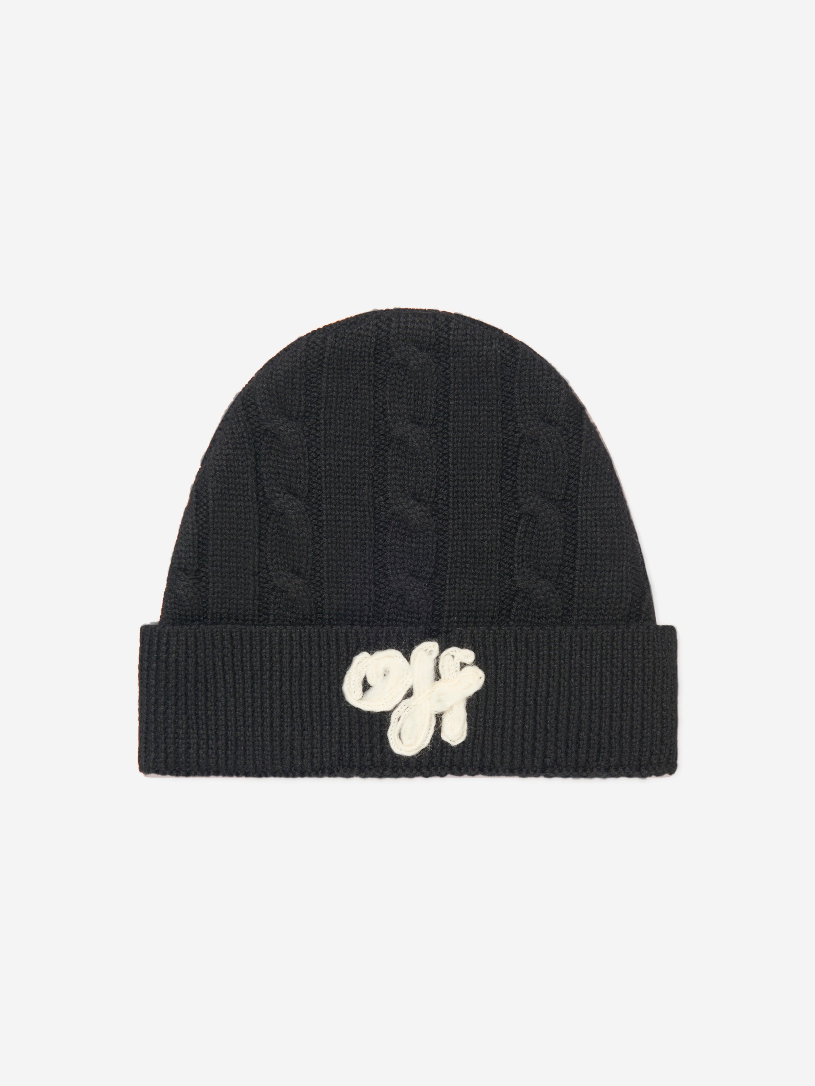 Off-White Boys Off Cable Beanie Hat