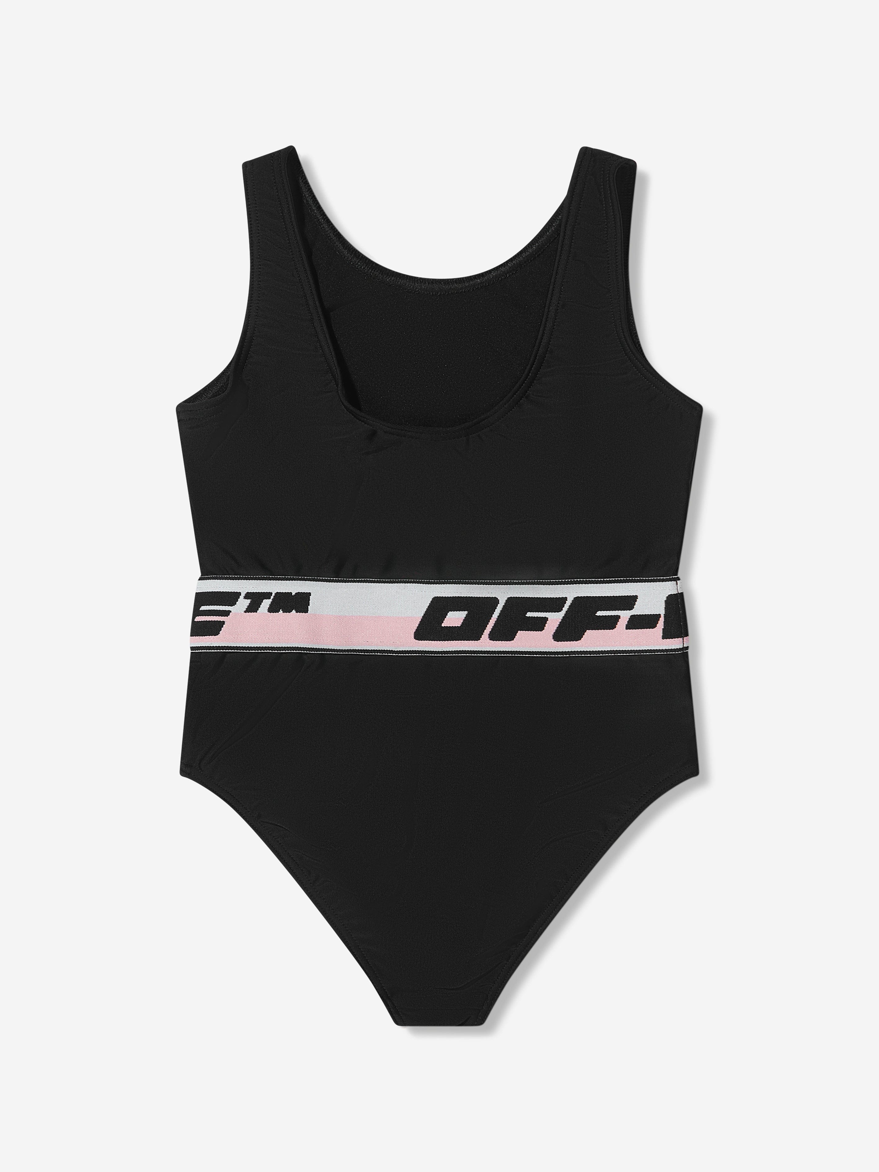 Off-White Girls Logo Band Swimsuit