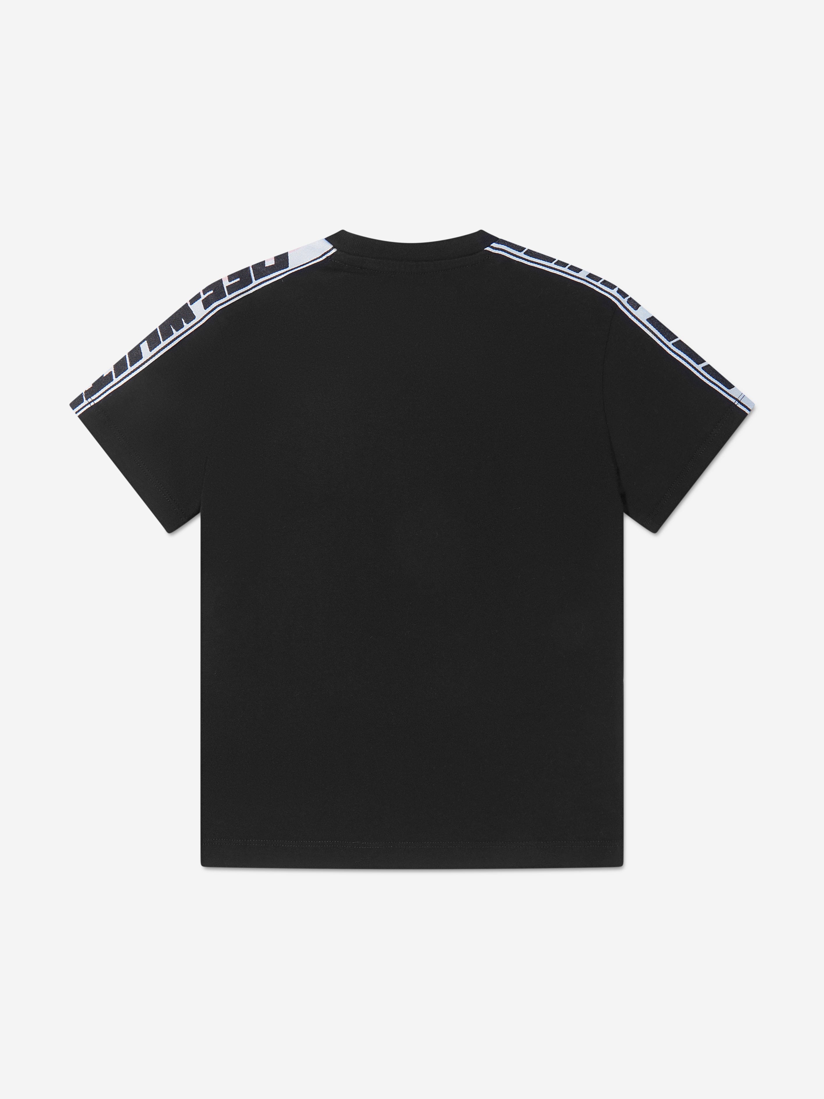 Off-White Girls Logo Band T-Shirt in Black