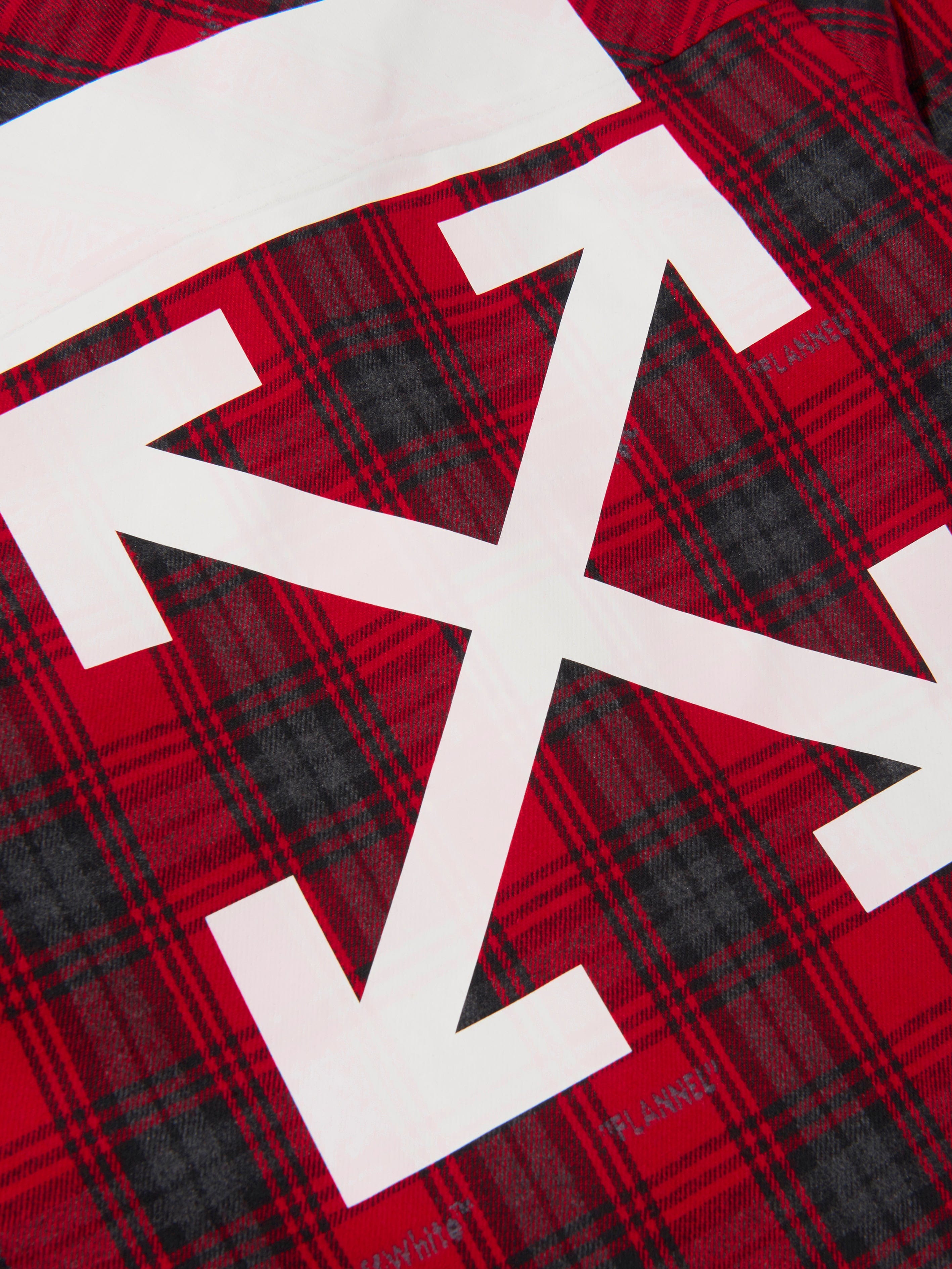 Off-White Boys Rubber Arrow Check Flannel Shirt