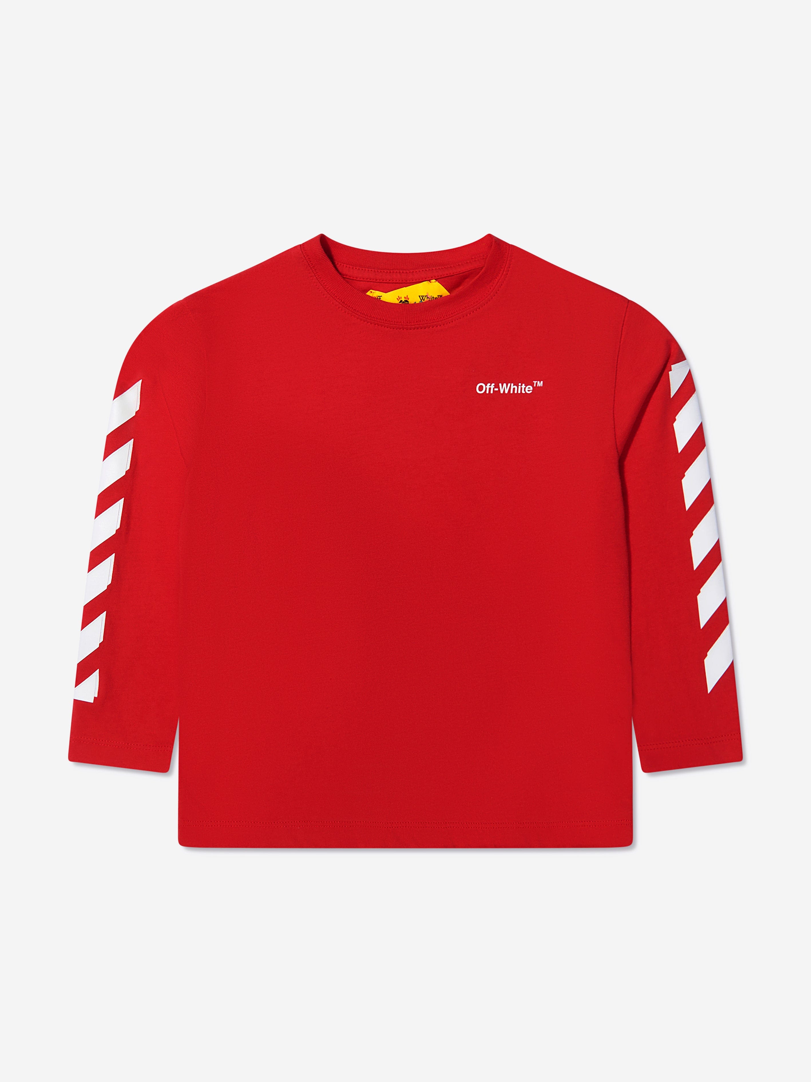 Off-White Boys Rubber Arrow Long Sleeve T-Shirt