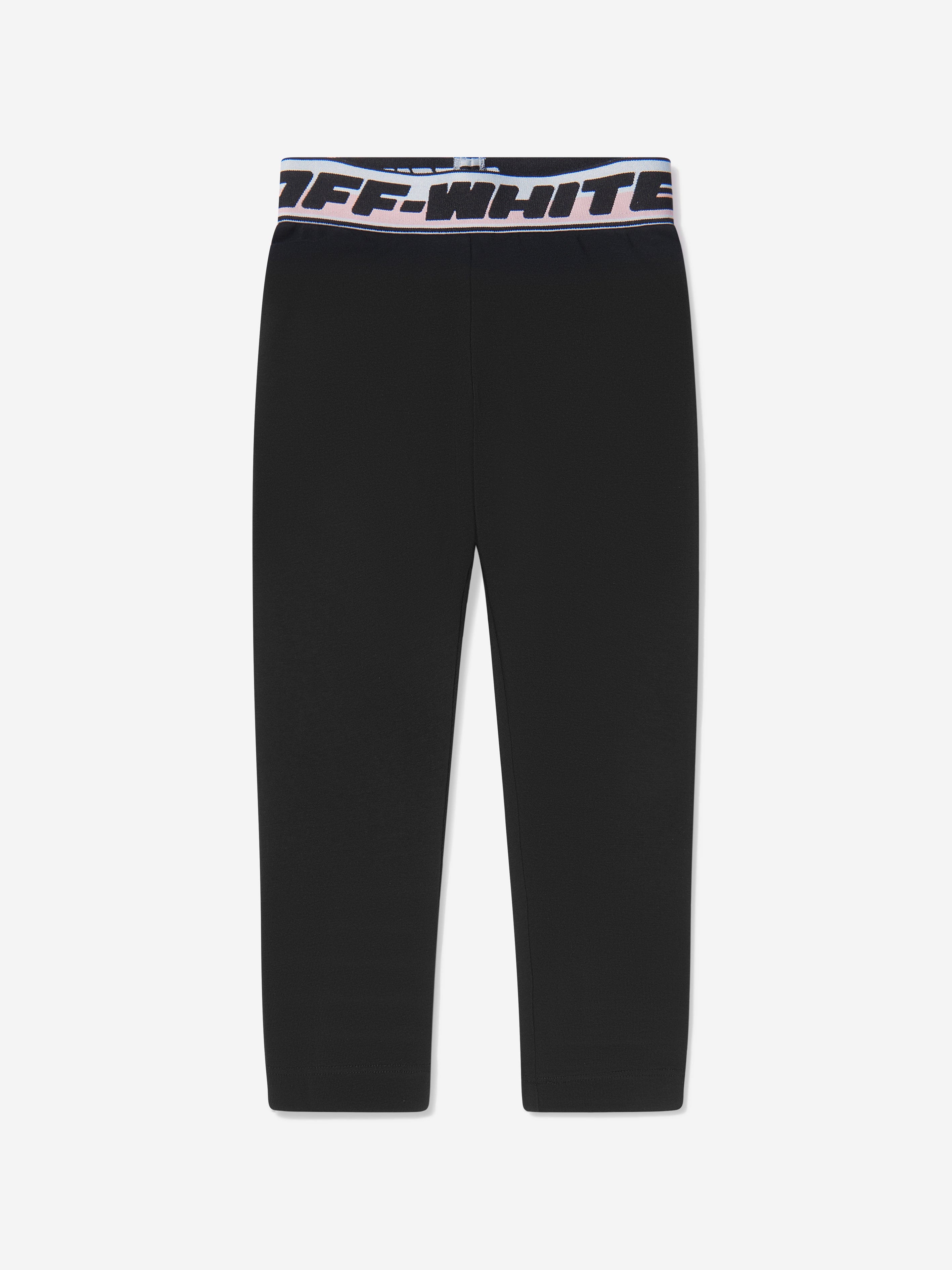 Off-White Girls Logo Band Leggings in Black