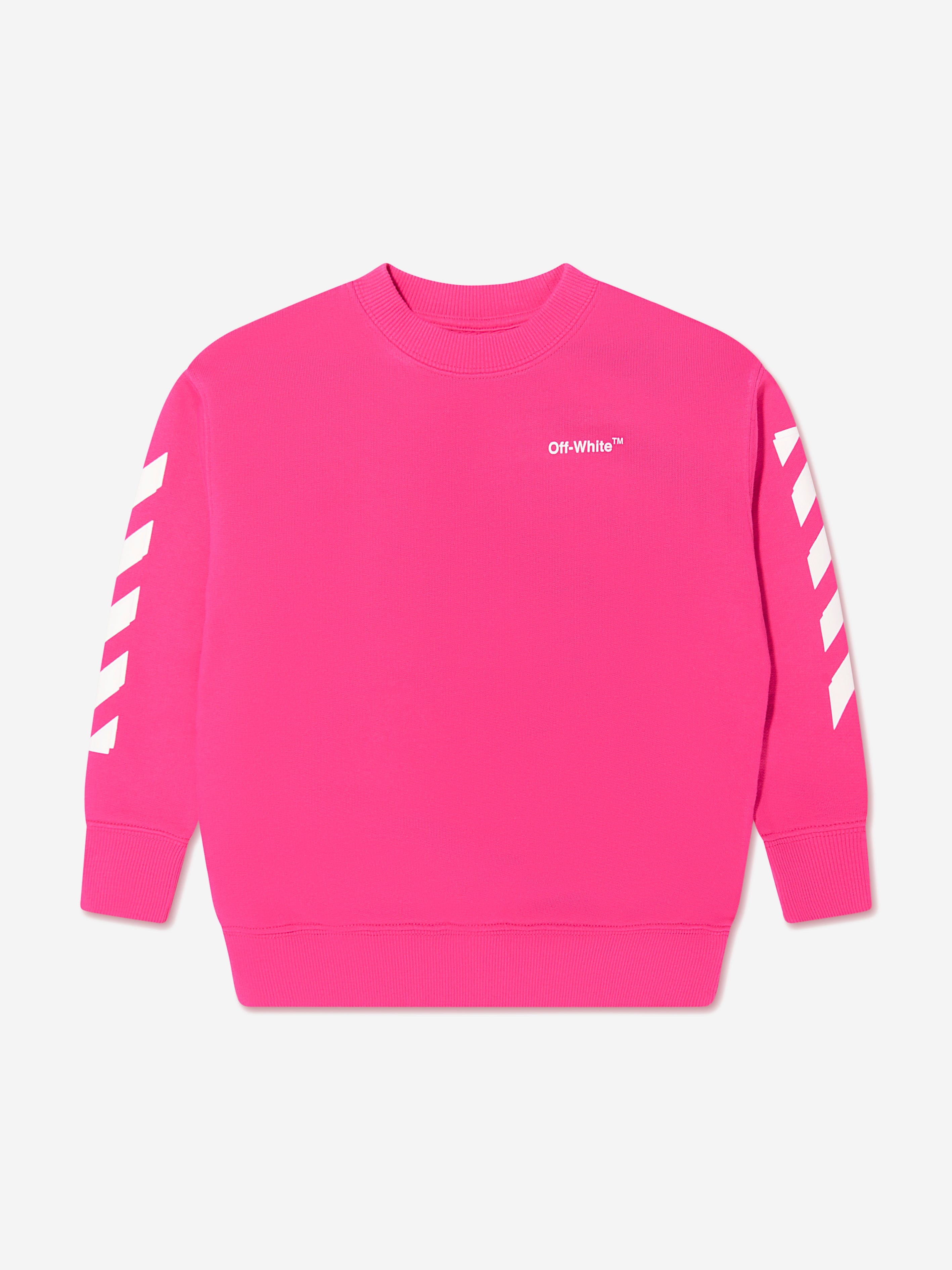 Off-White Girls Rubber Arrow Crew Neck Sweatshirt