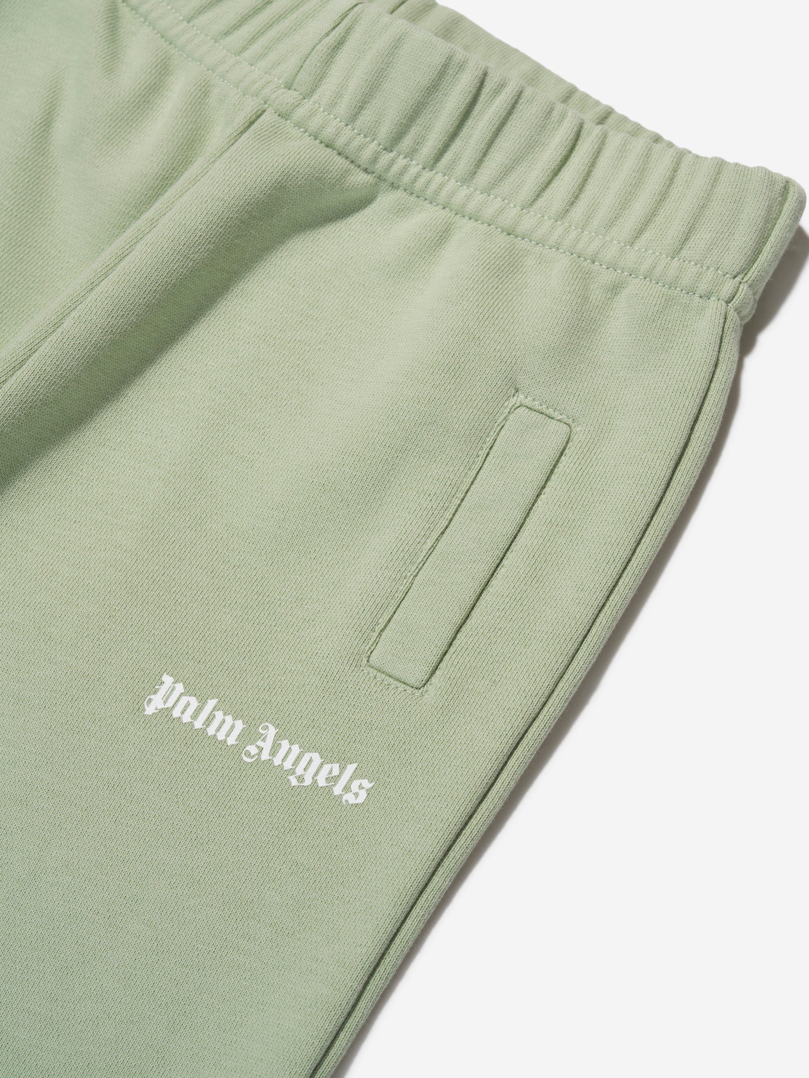 Palm Angels Baby Girls Logo Joggers in Green