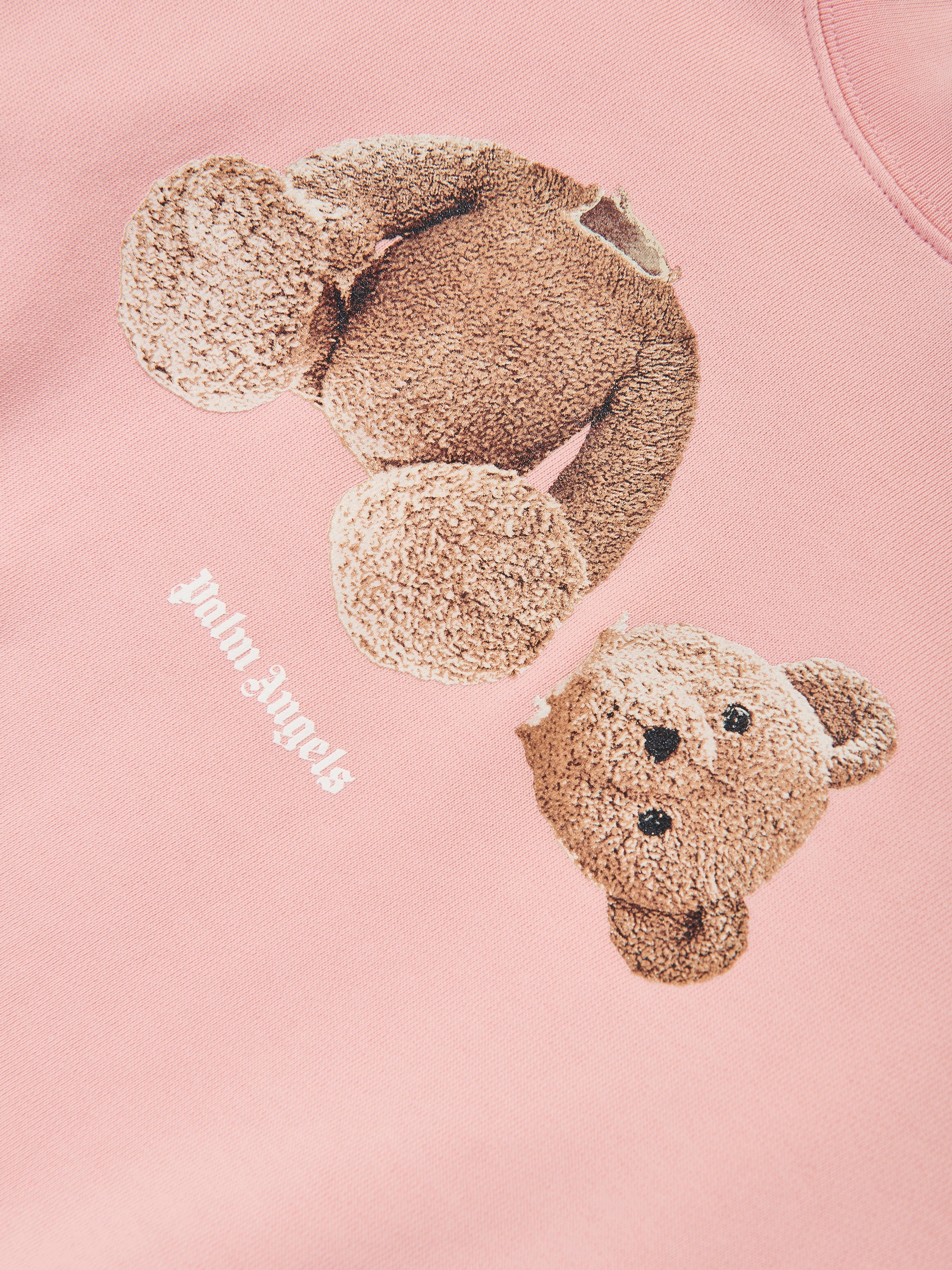 Palm Angels Girls Bear Sweatshirt in Pink