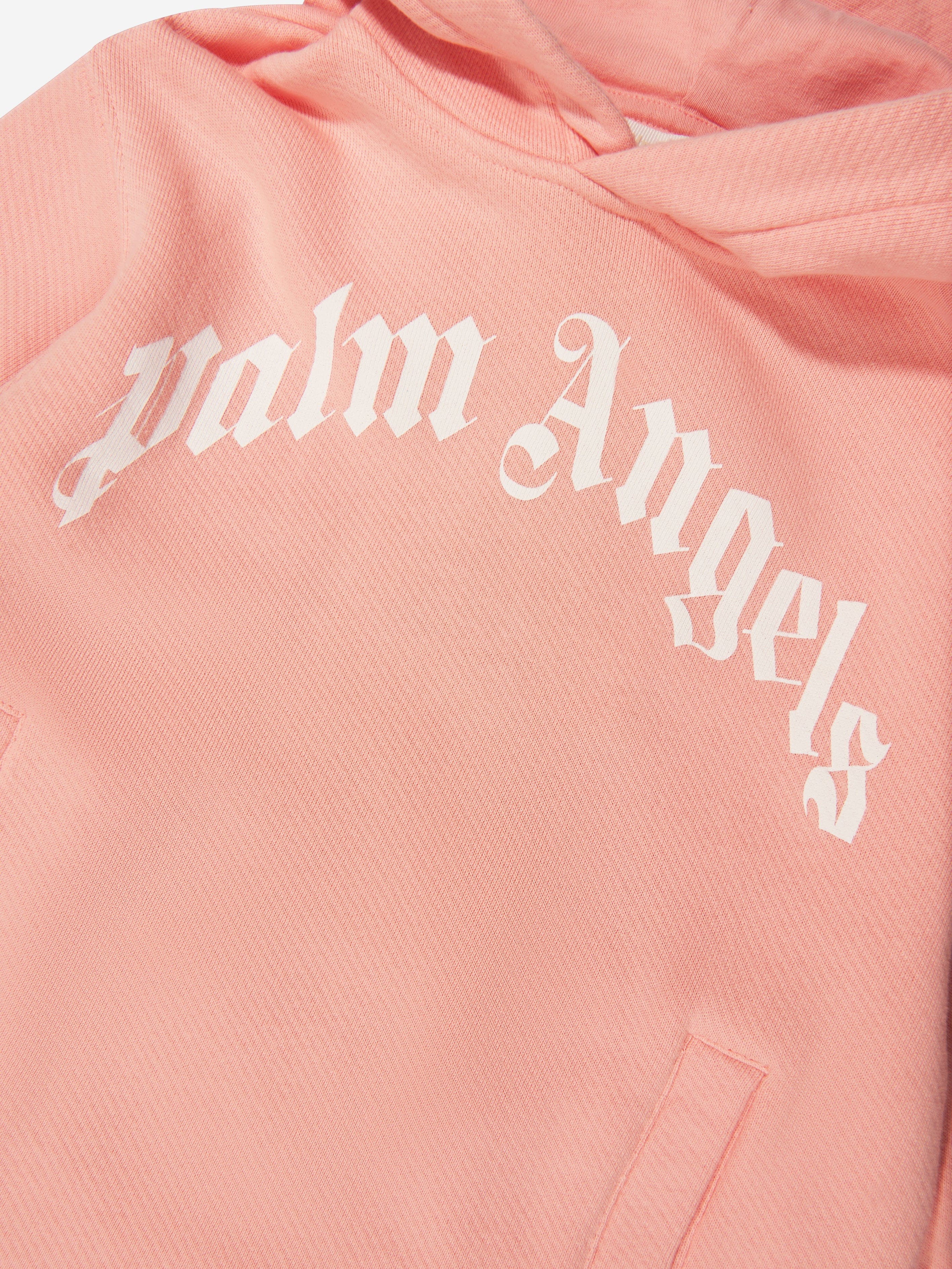 Palm Angels Girls Classic Logo Hooded Dress