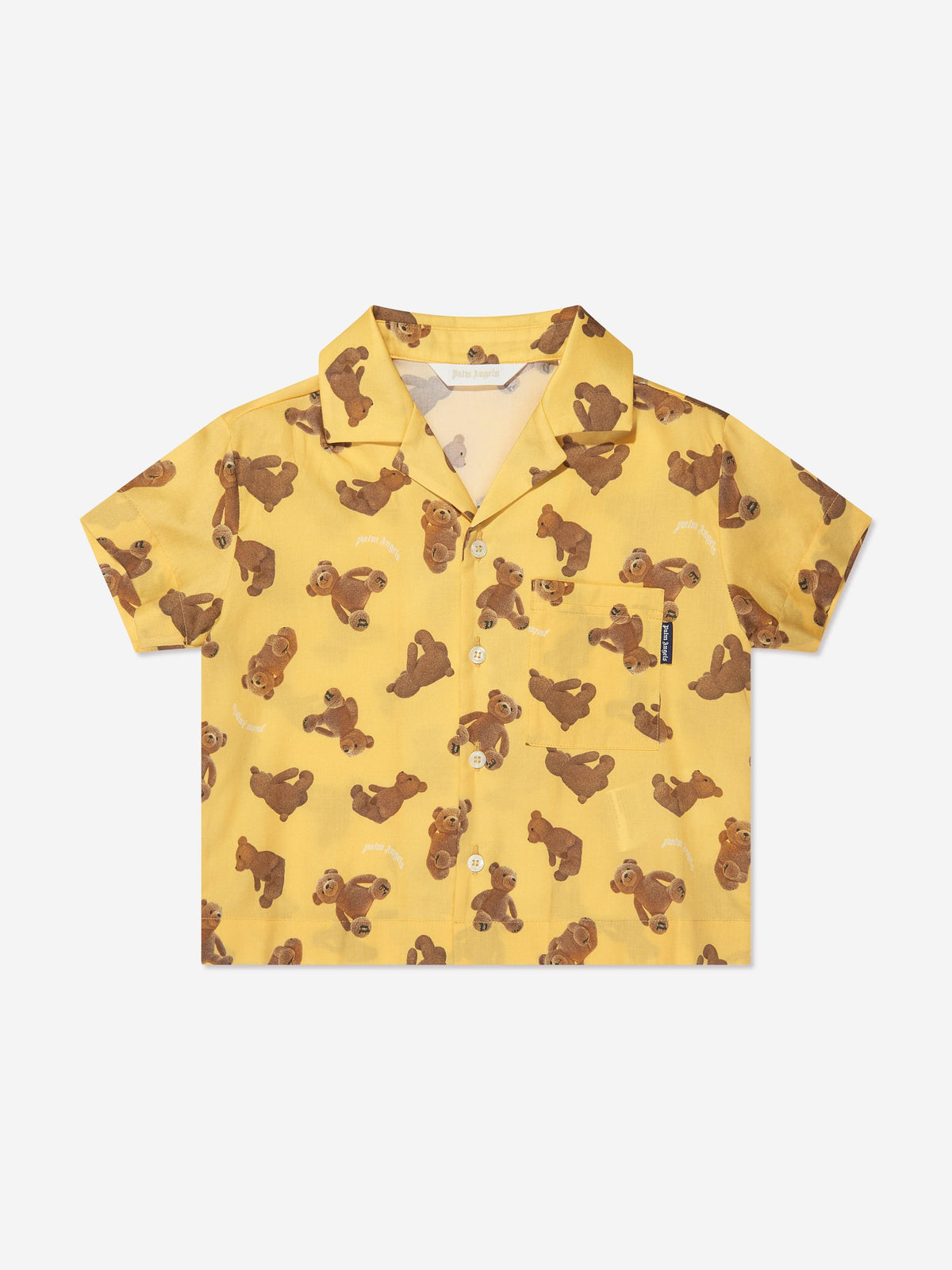 Palm Angels AOP PA Bears Bowling Shirt