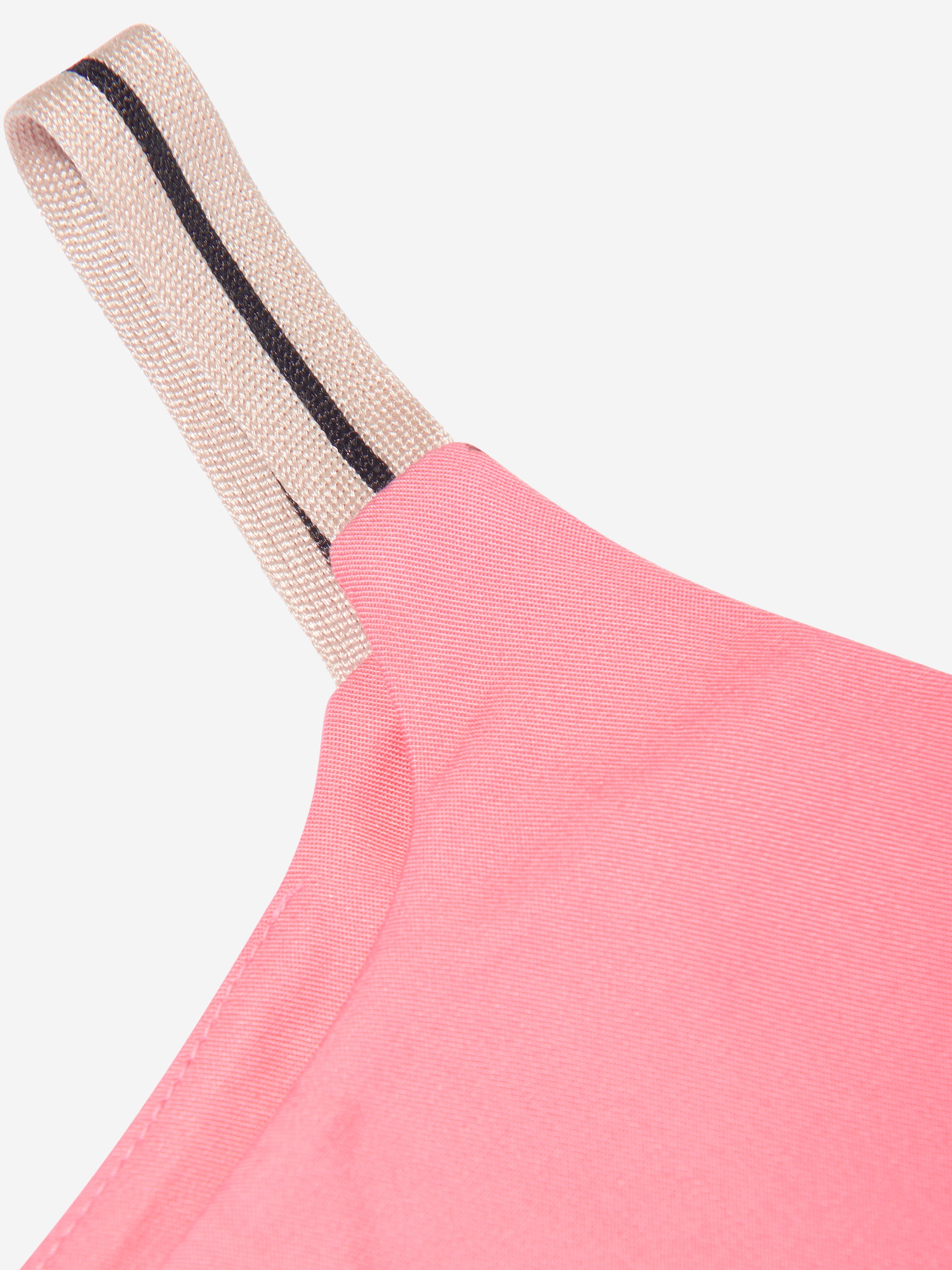 Palm Angels Girls Track Slip Dress in Pink