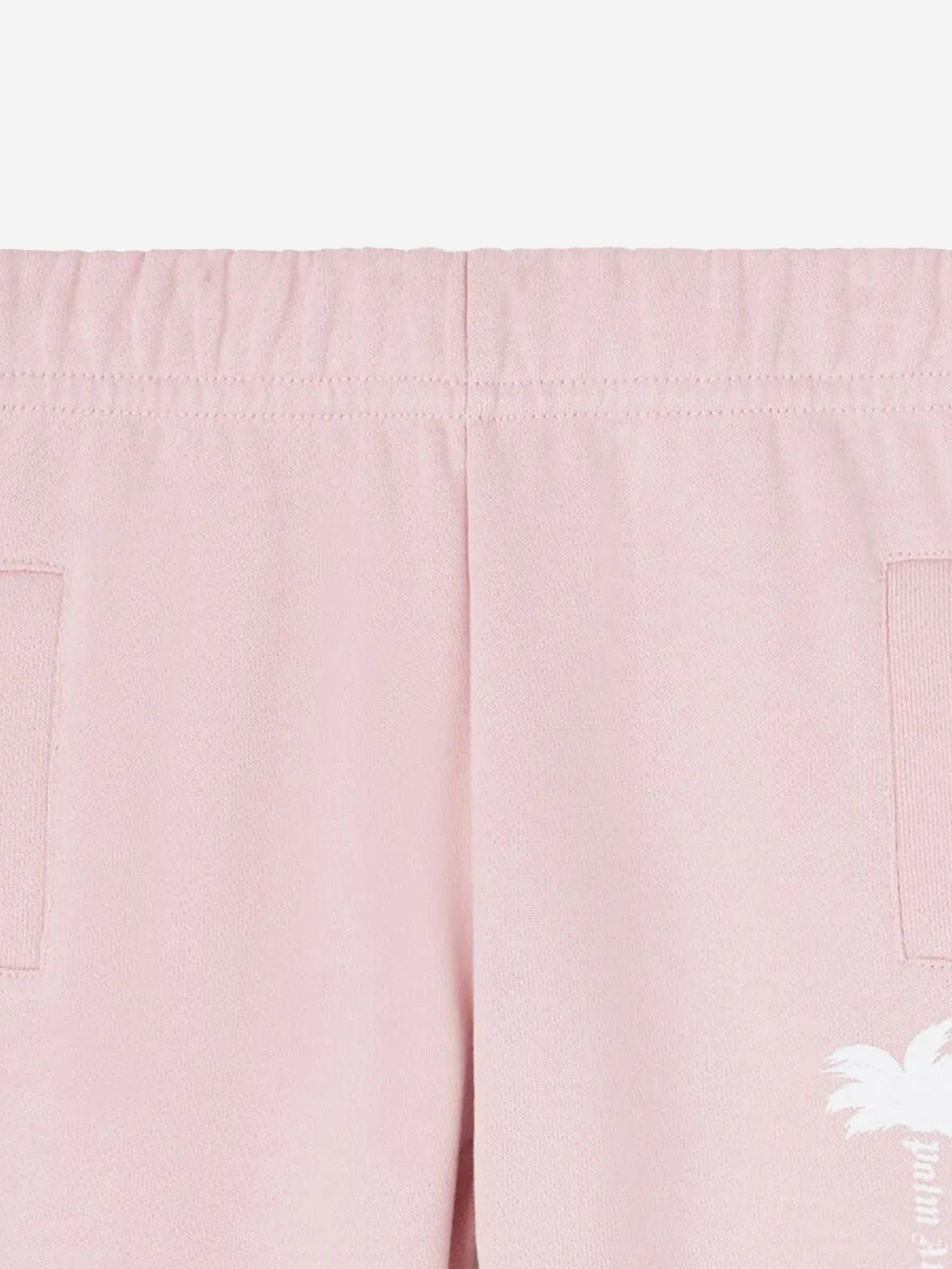 Palm Angels Baby Girls The Palm Logo Joggers in Pink