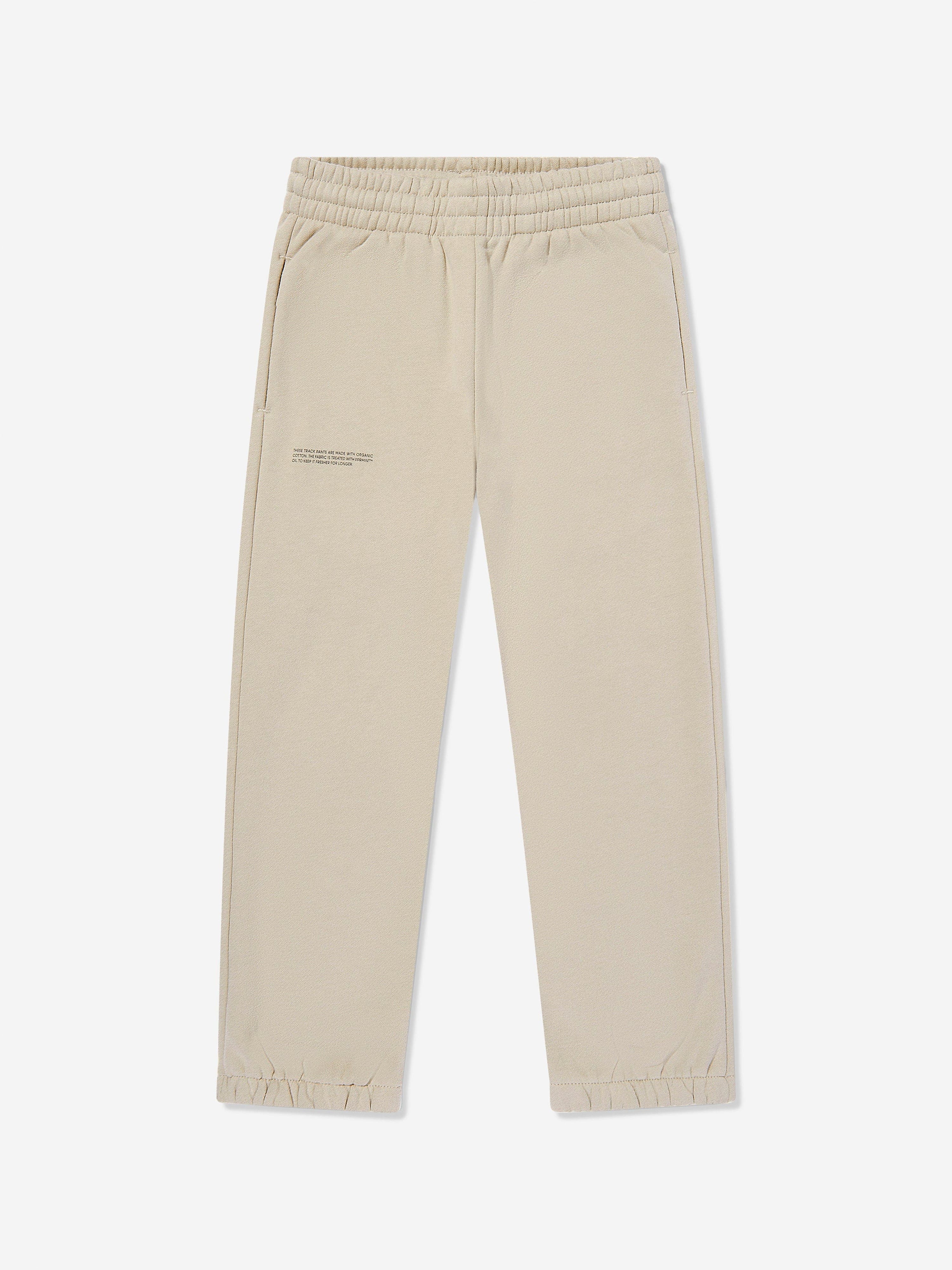 PANGAIA Kids 365 Midweight Track Pants in Beige