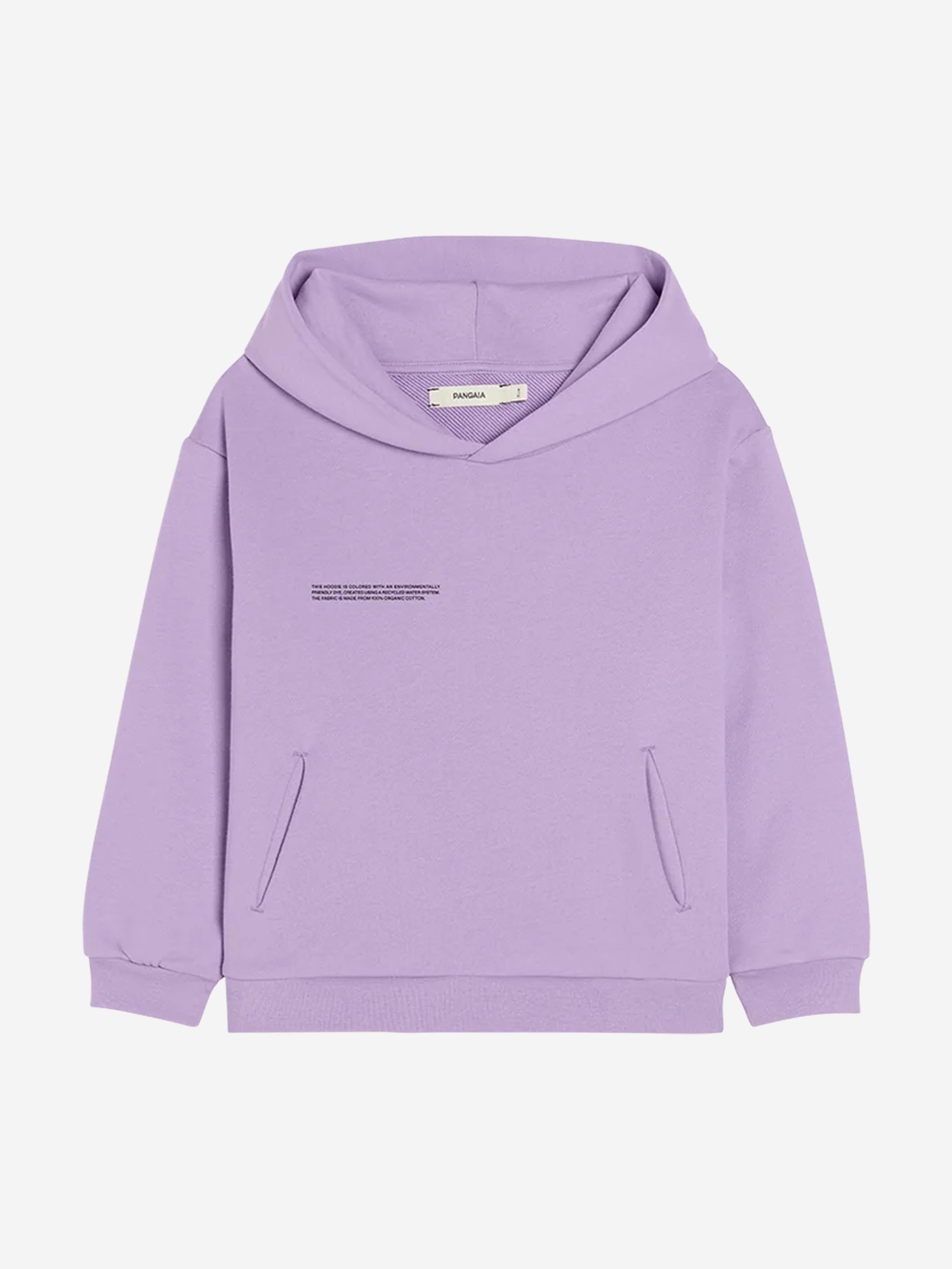 PANGAIA Kids 365 Midweight Hoodie in Purple