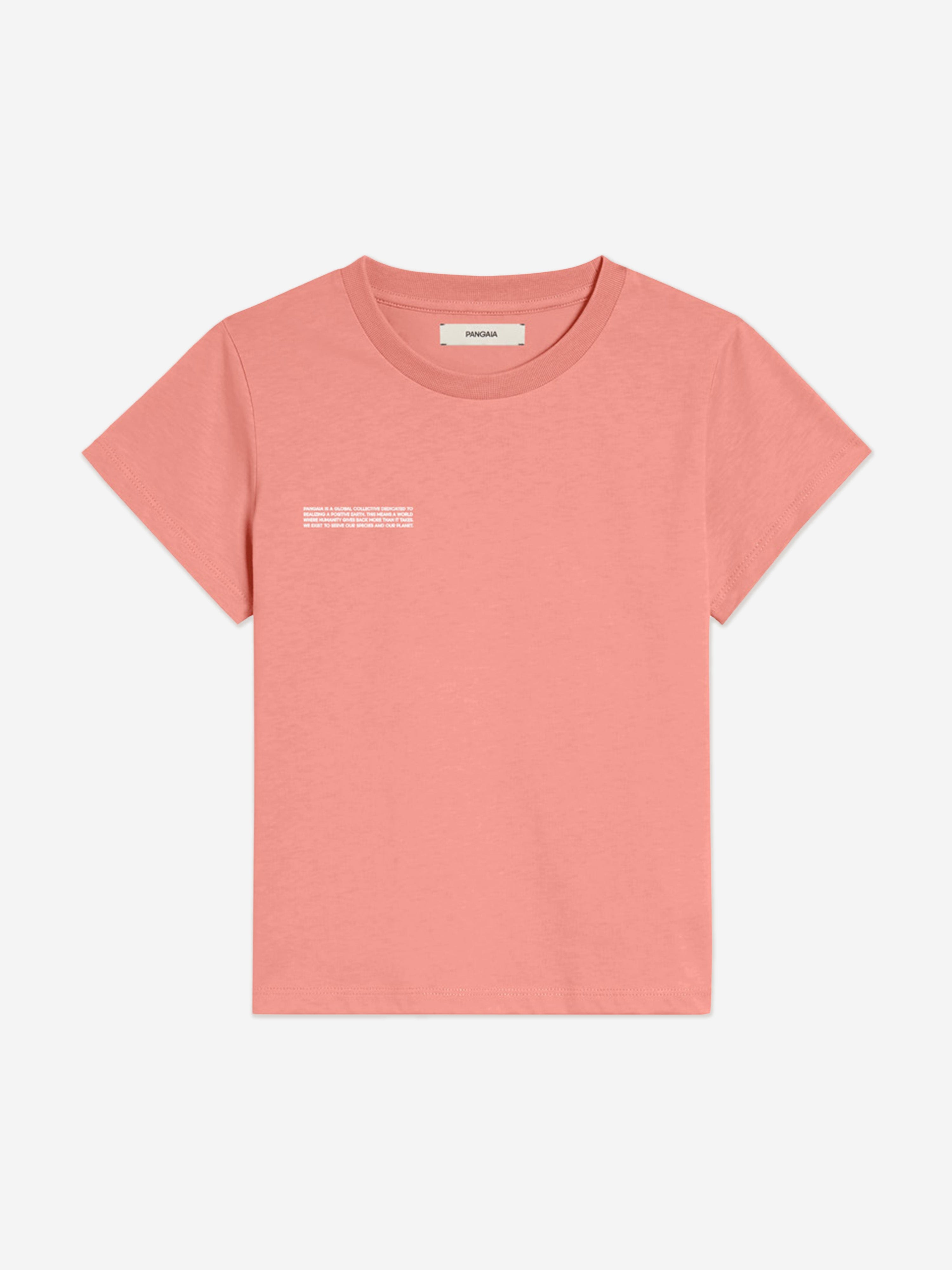 PANGAIA Kids 365 Midweight T-Shirt in Pink