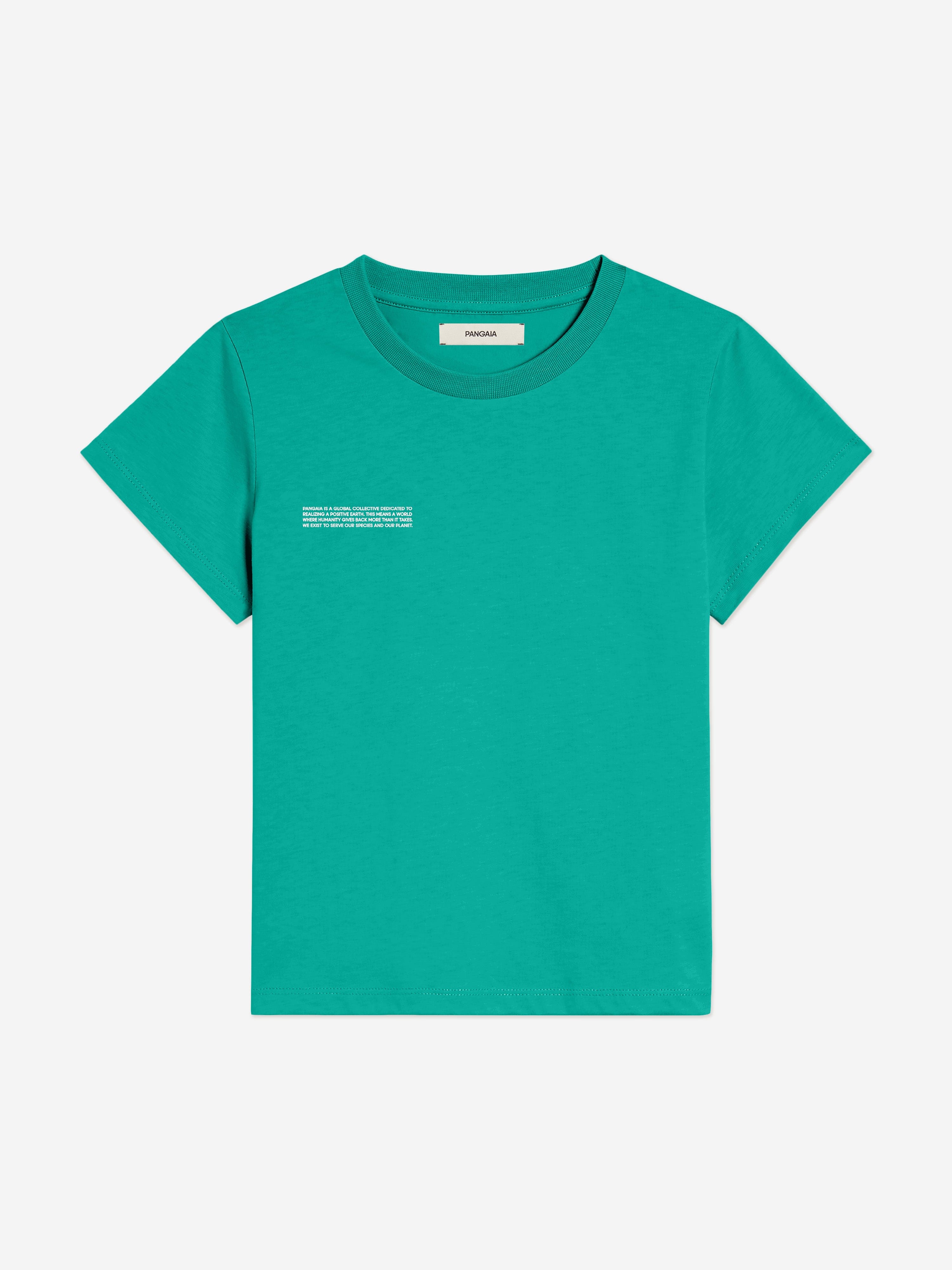 PANGAIA Kids 365 Midweight T-Shirt in Green