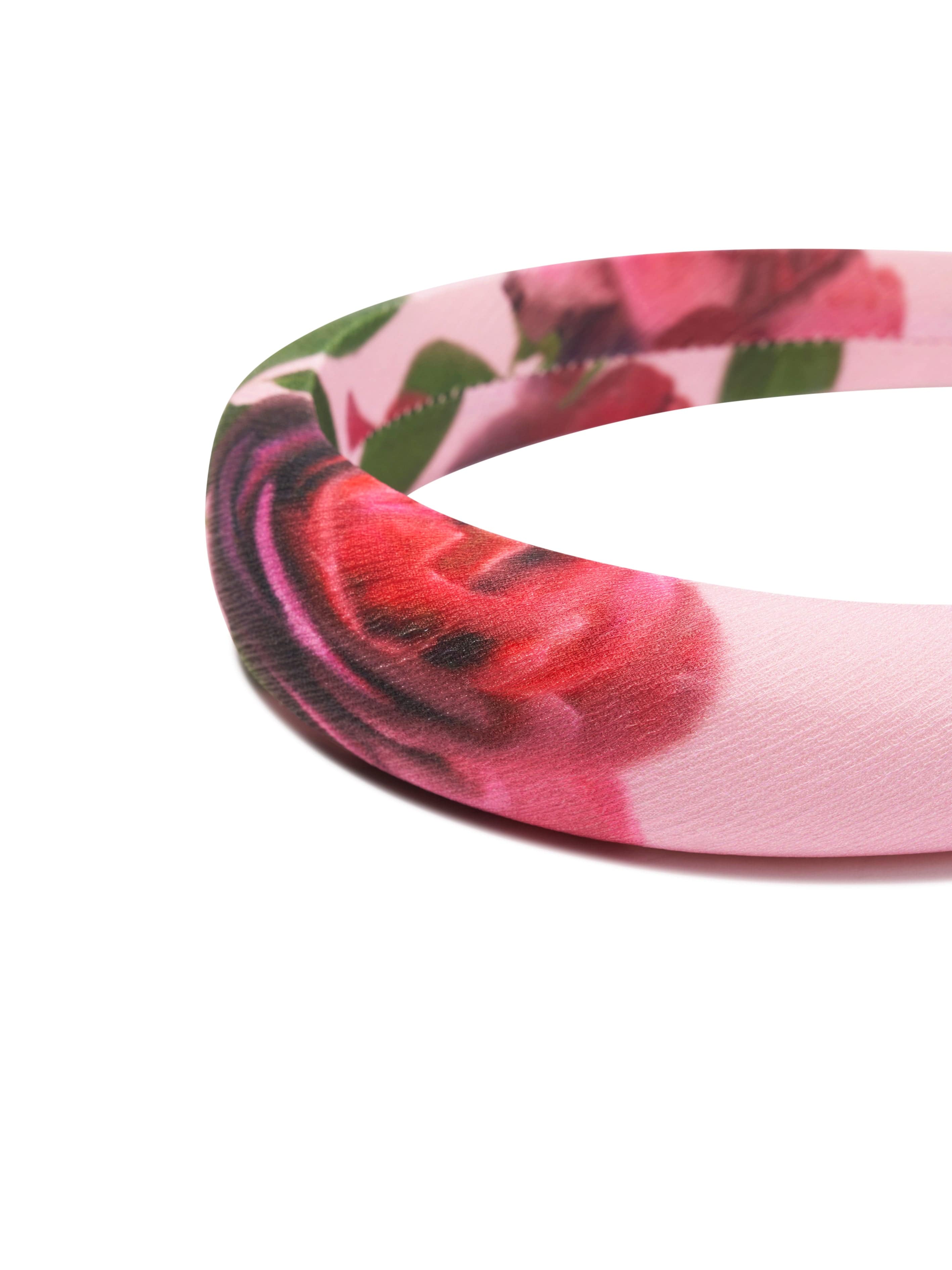 Patachou Girls Floral Print Headband in Pink