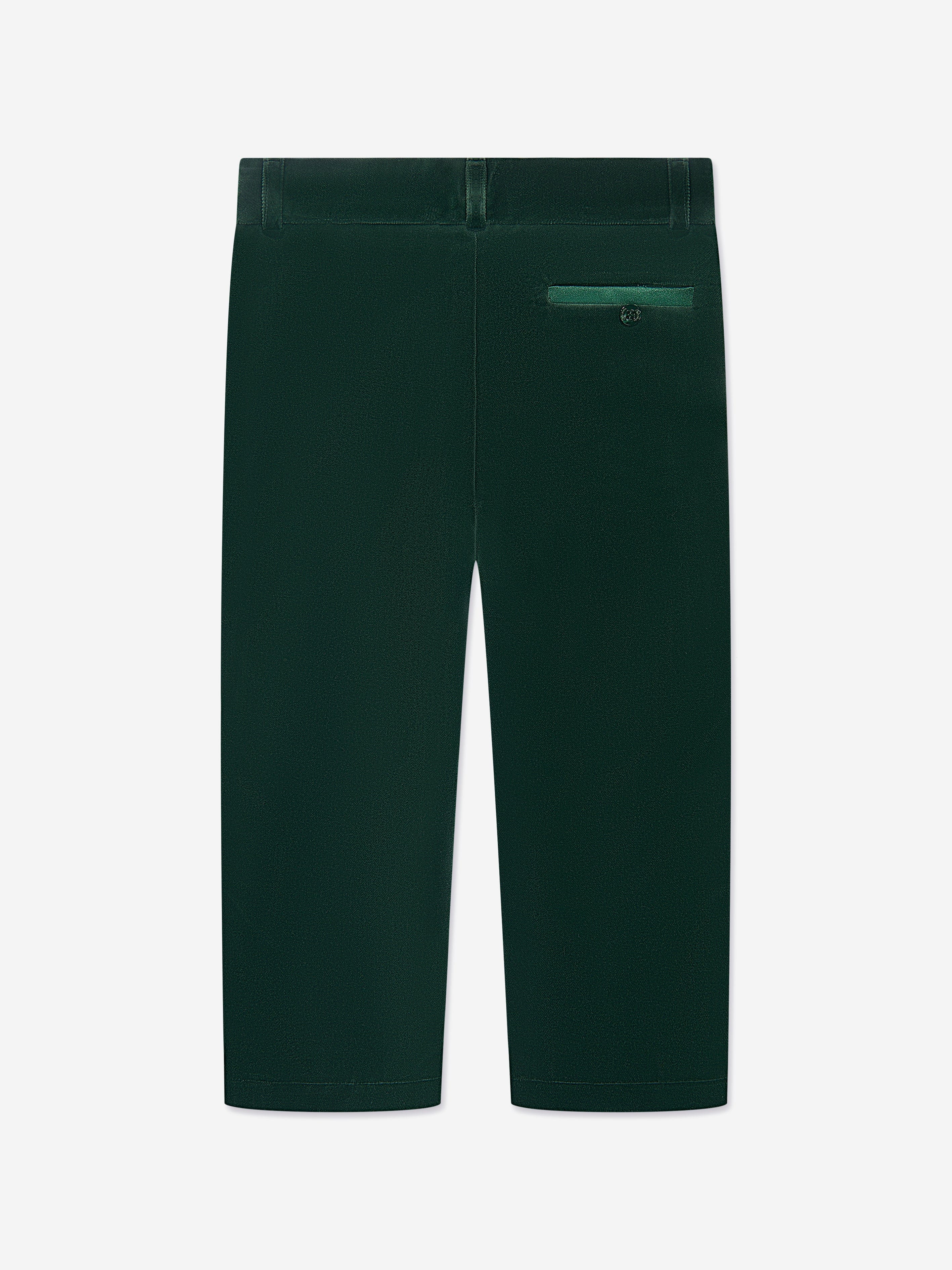 Patachou Boys Cotton Trousers in Green