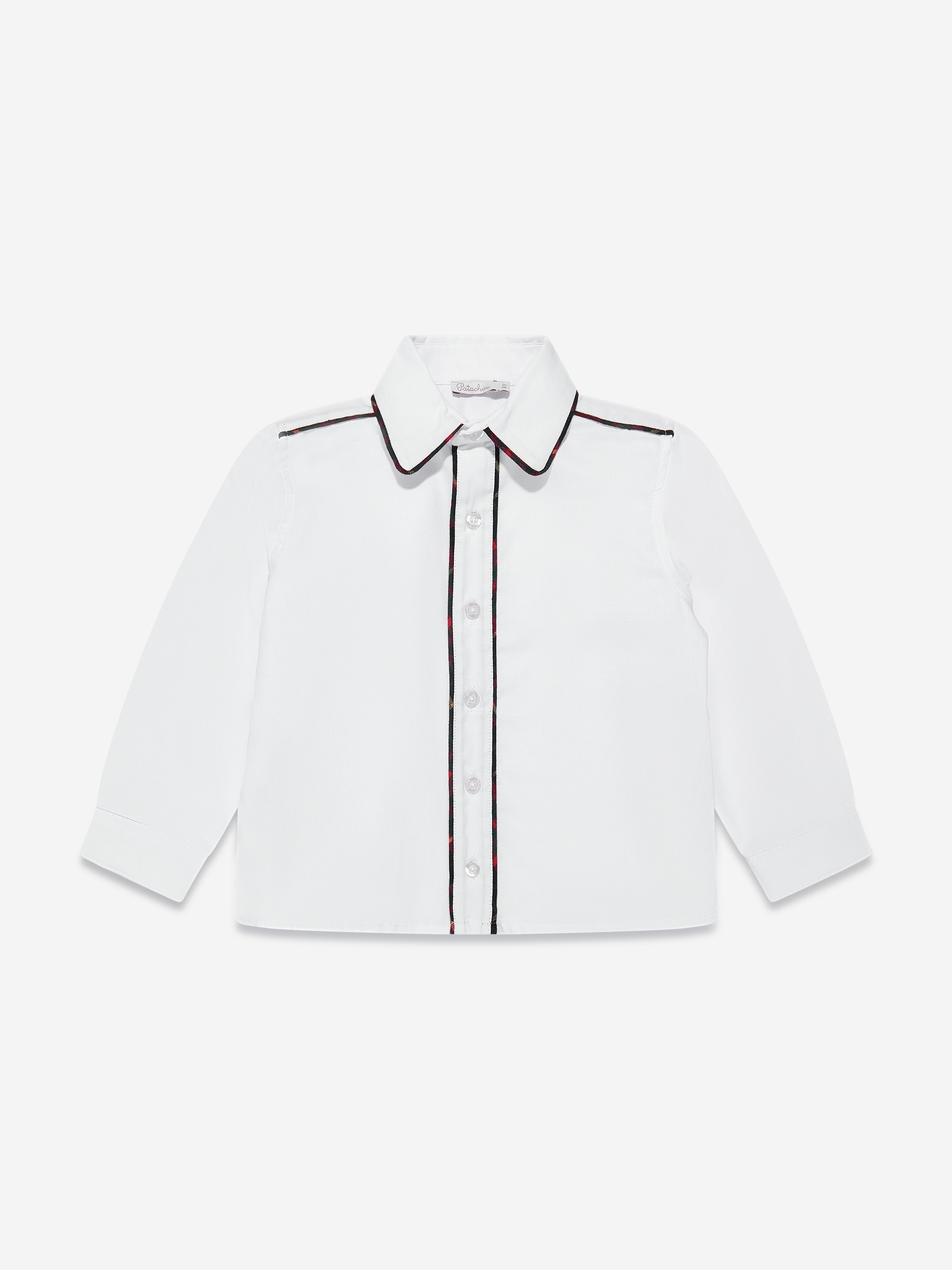 Patachou Boys Cotton Shirt in White