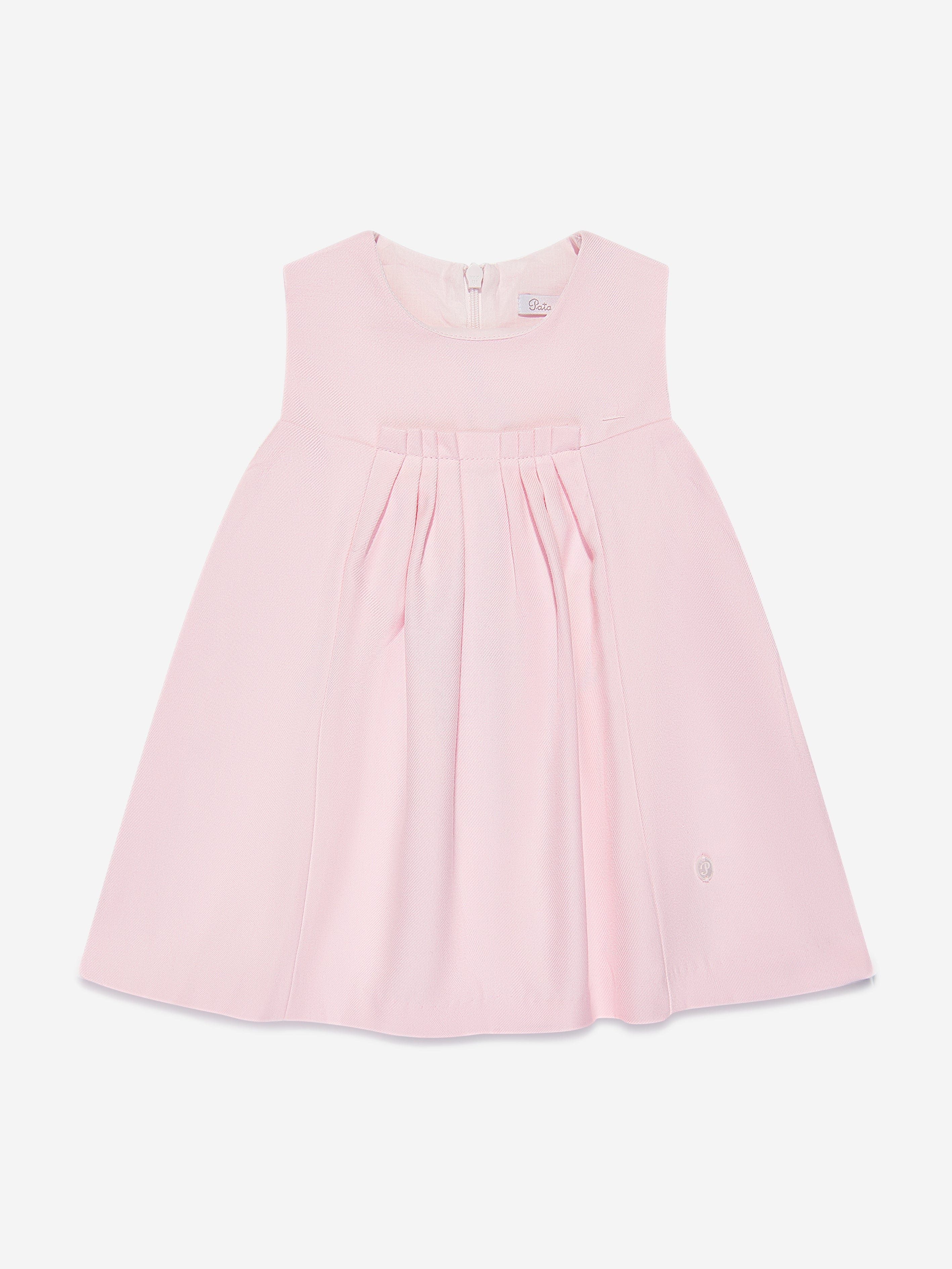 Patachou Baby Girls Pinafore Dress Set in Pink