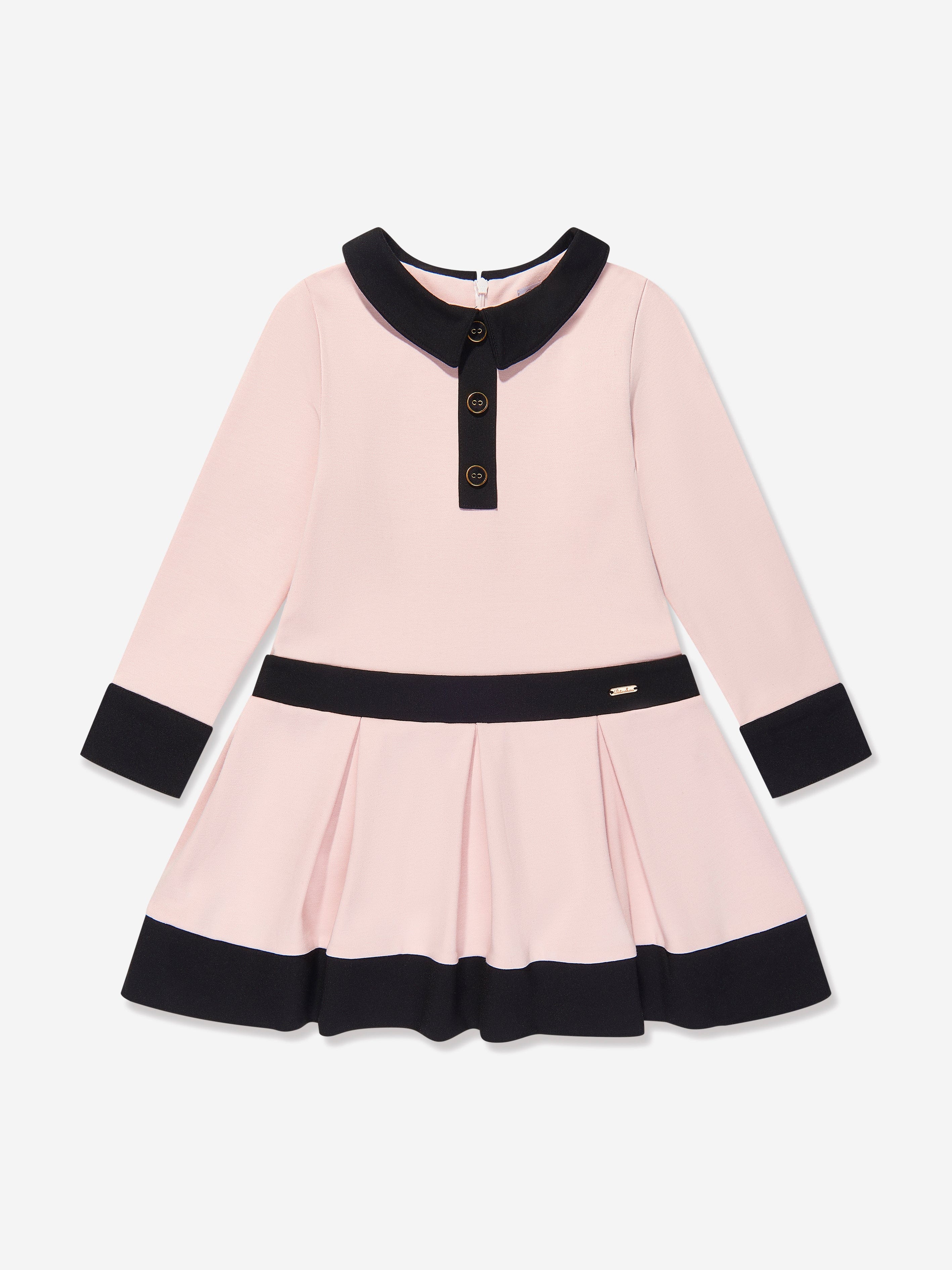 Patachou Girls Milano Jersey Dress in Pink