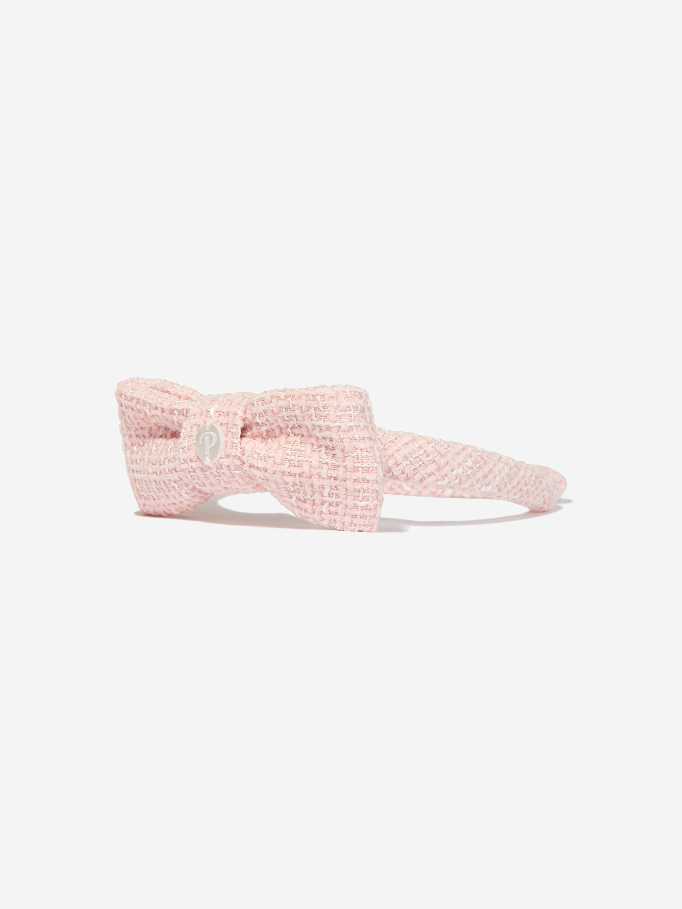 Patachou Girls Special Occasion Bow Headband in Pink