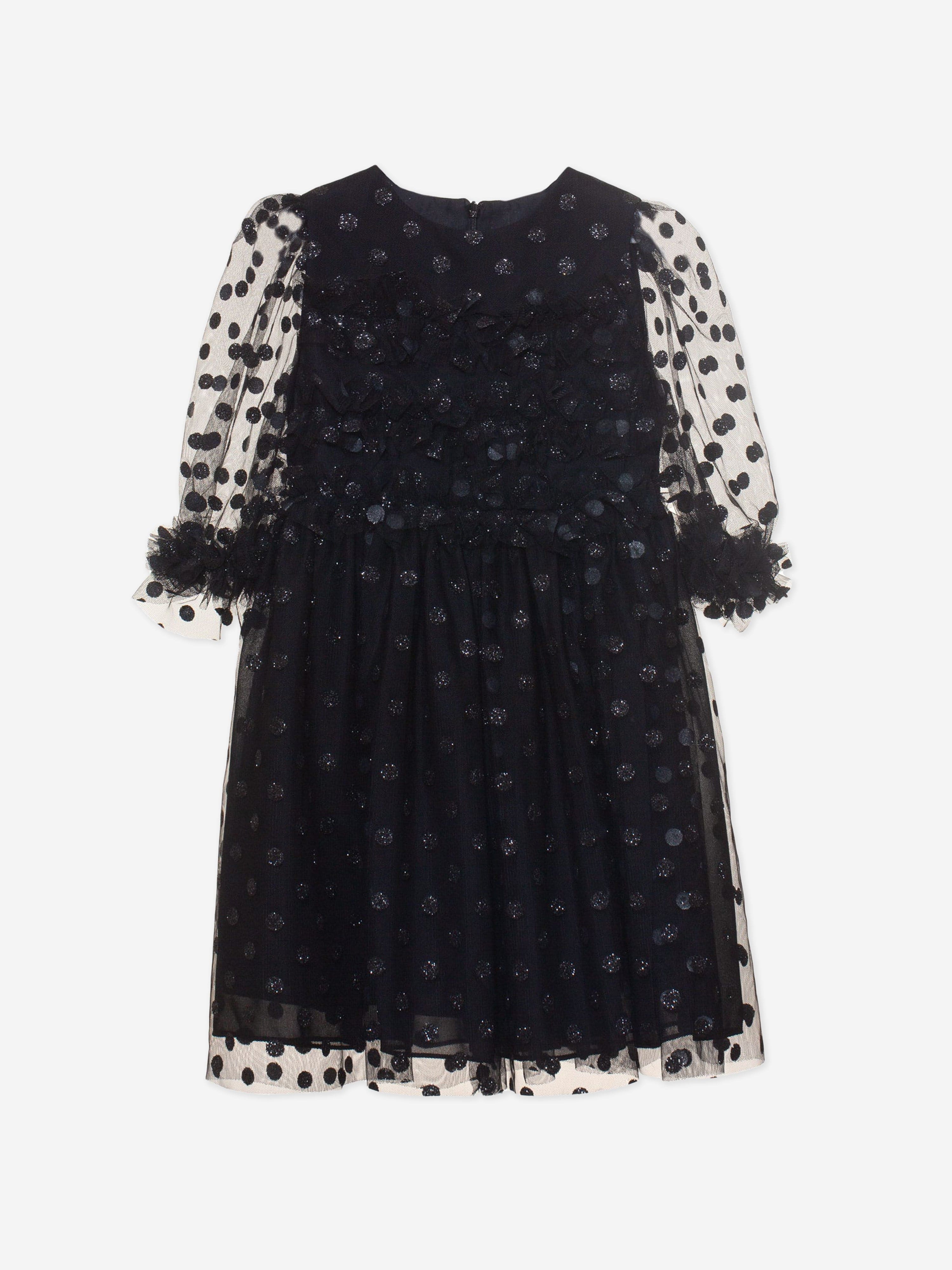 Girls Tulle Dress in Black