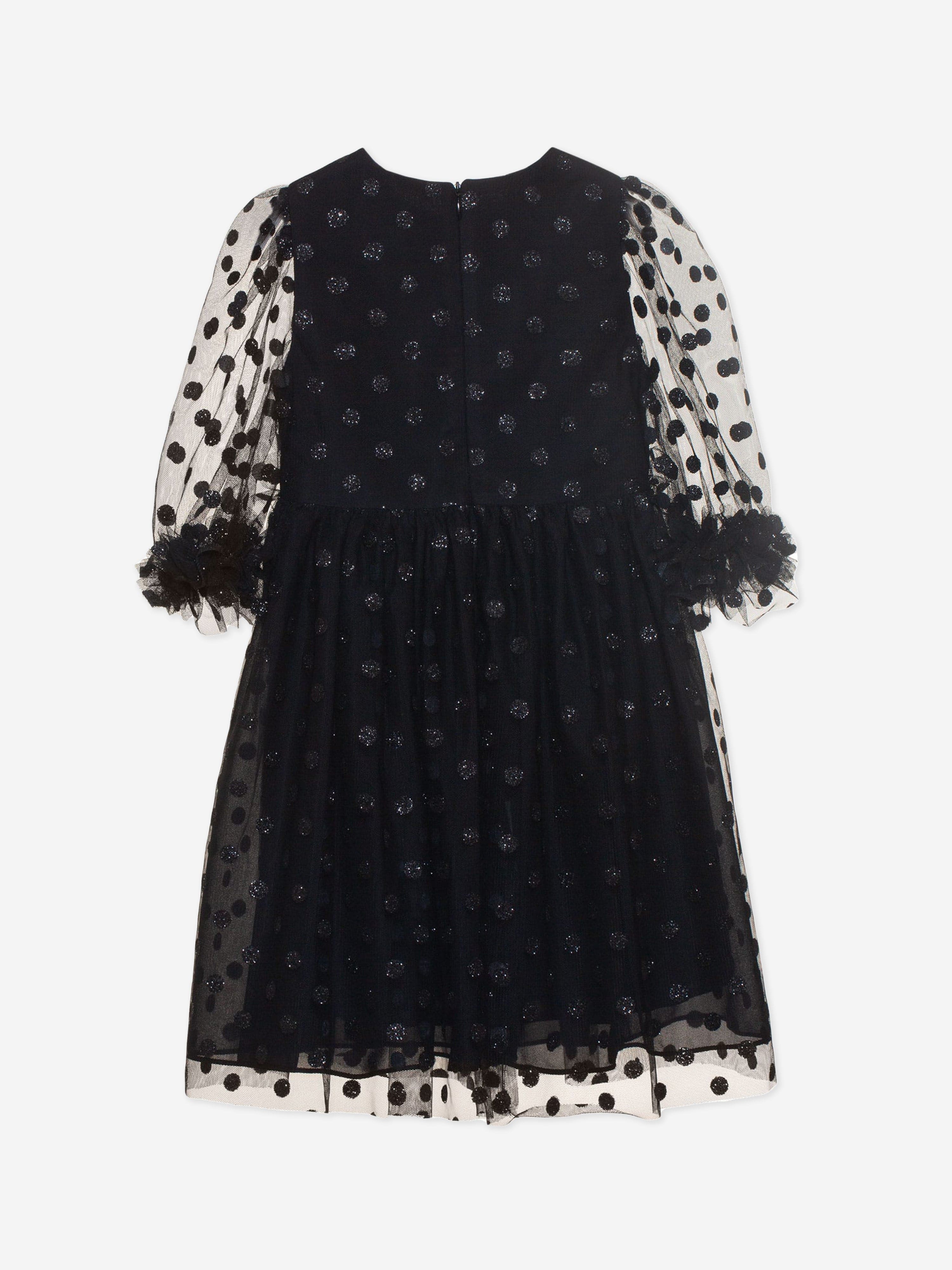 Patachou Girls Tulle Dress in Black