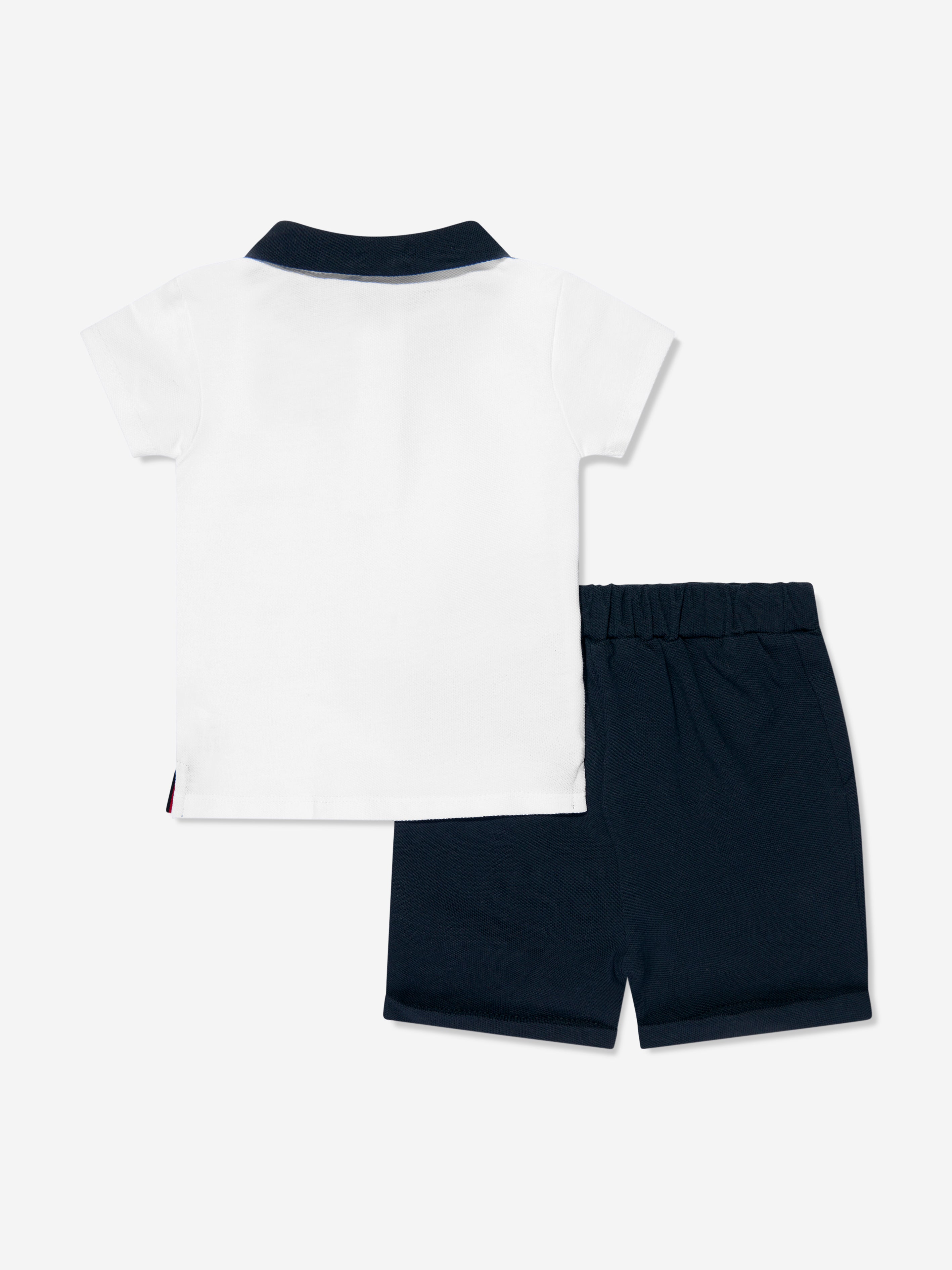 Patachou Baby Boys Polo Top And Shorts Set in Navy