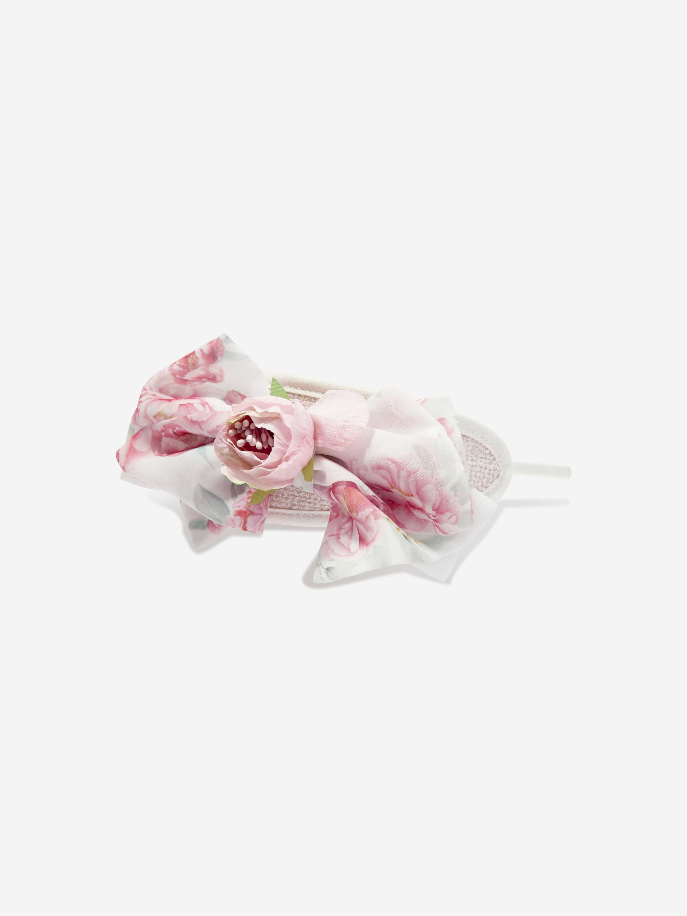 Patachou Girls Rose Headband in Ivory