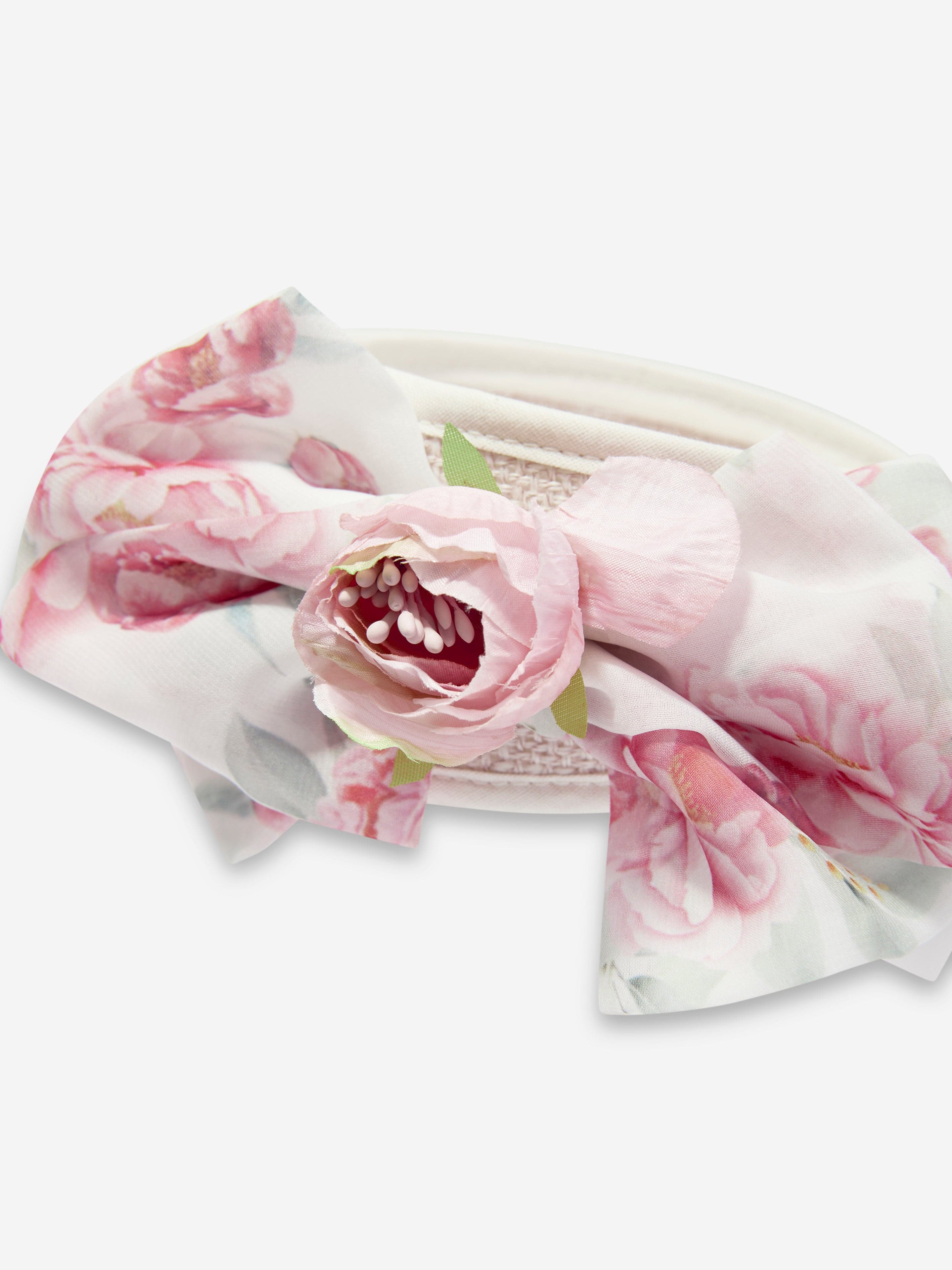 Patachou Girls Rose Headband in Ivory