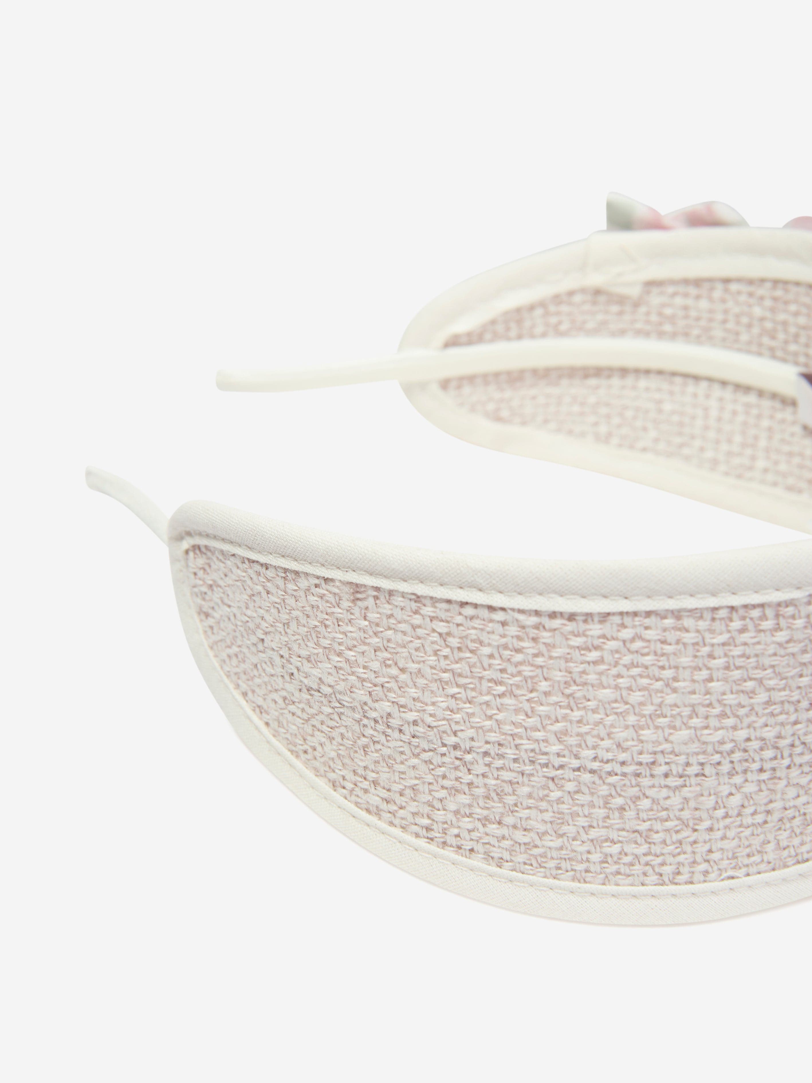 Patachou Girls Rose Headband in Ivory